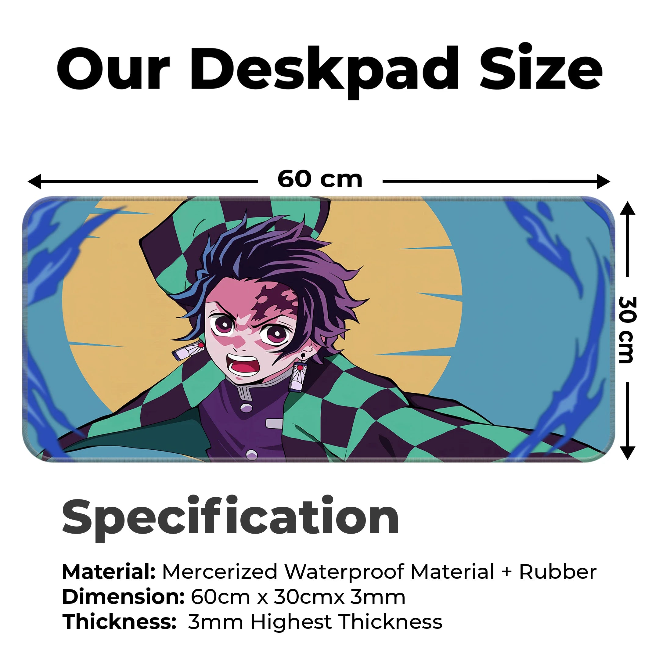 Tanjiro Kamado - Demon Slayer Deskmat