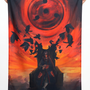 Itachi Uchiha Akatsuki Wall Tapestry | Sharingan Anime Wall Art | Premium Polyester Wall Hanging