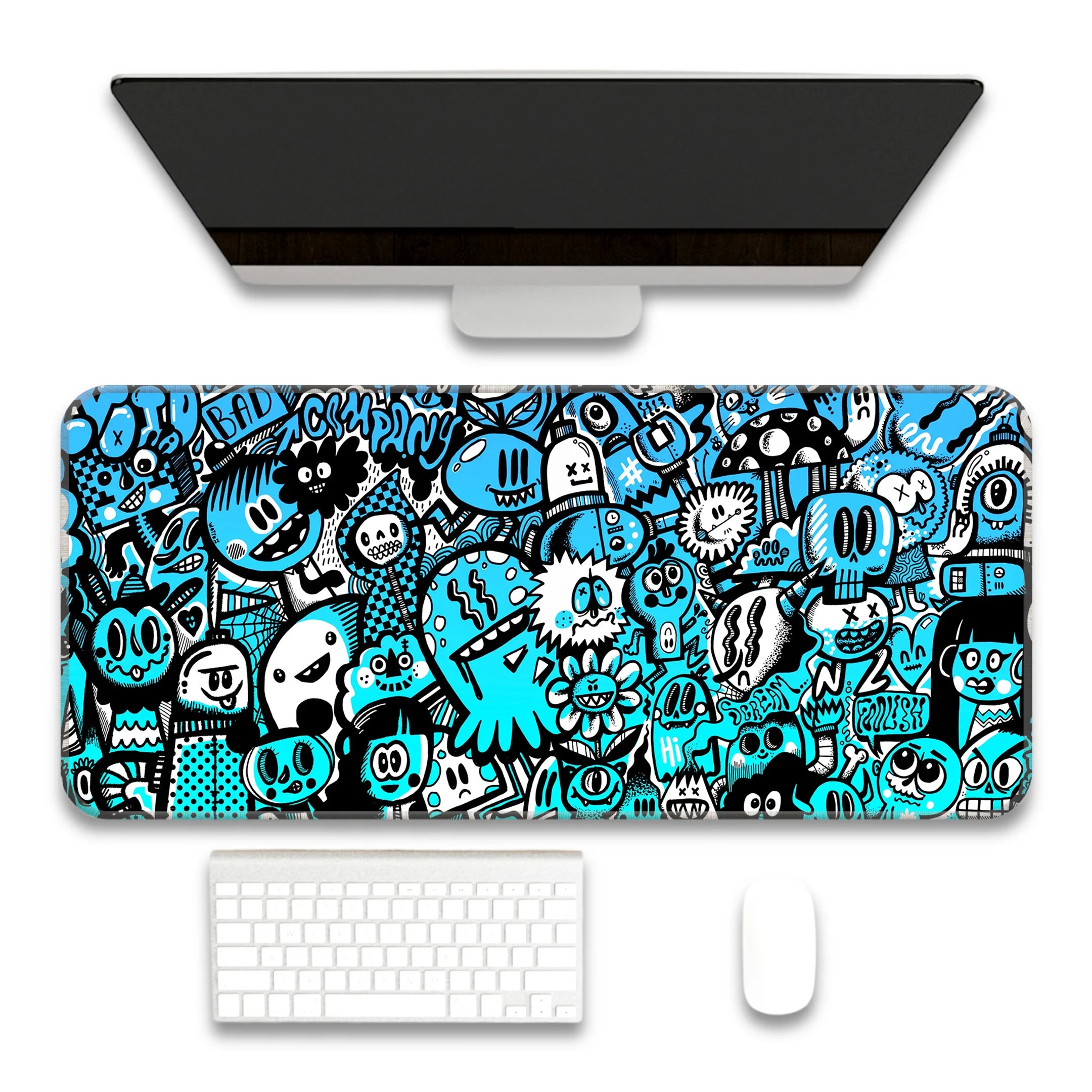 Doodle Pattern Deskmat