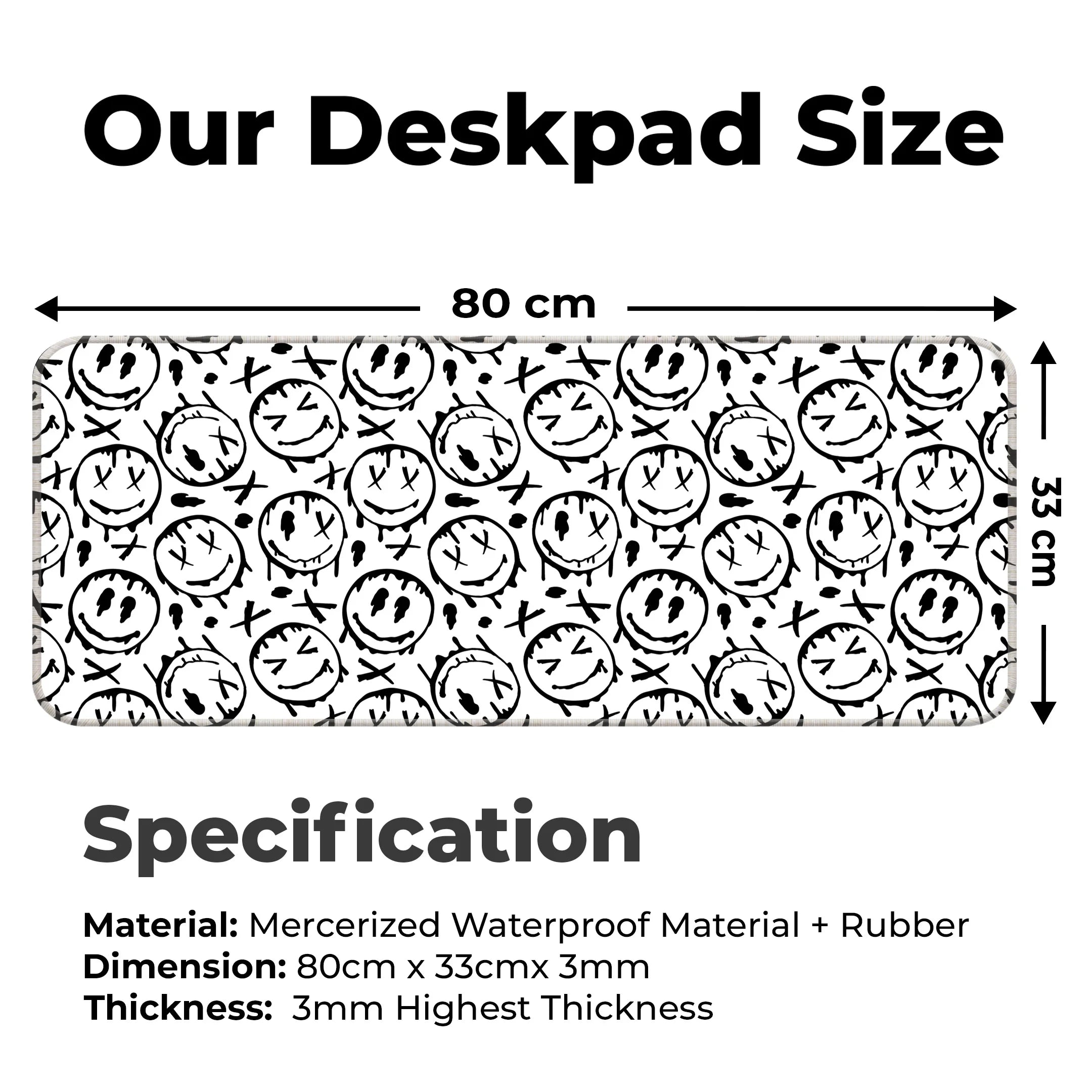 Pattern Whitecopia Deskmat