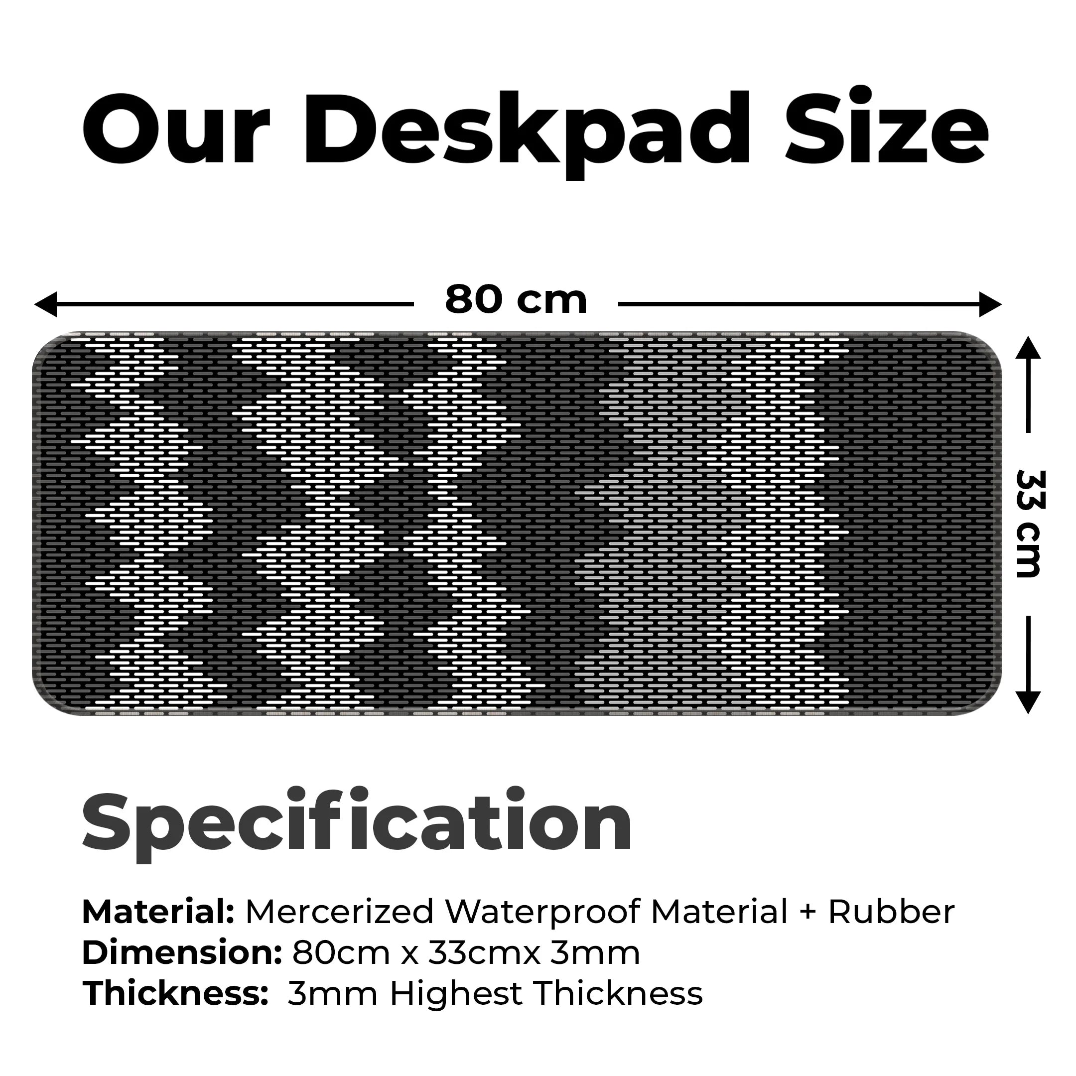 Pattern Reflux Deskmat