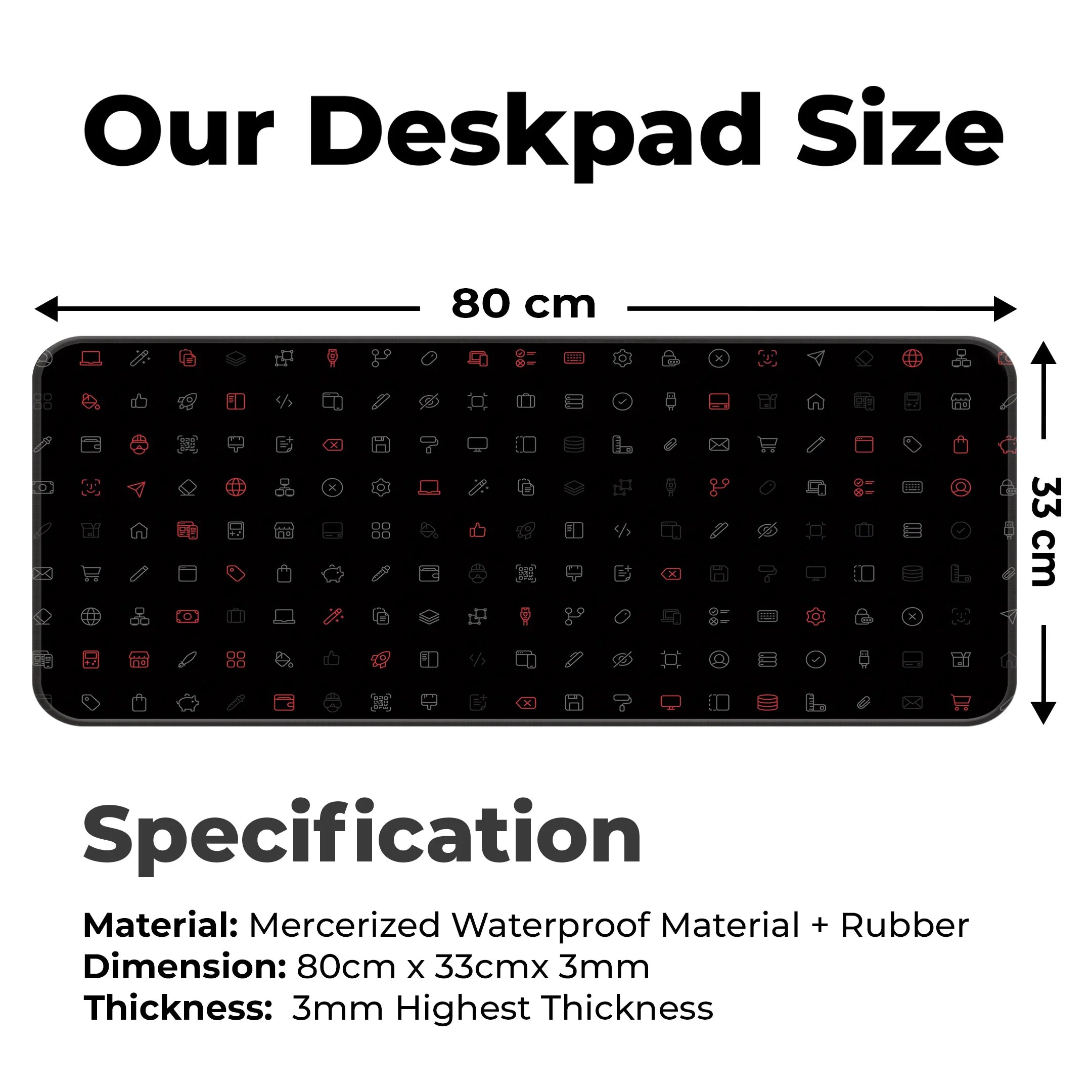 Pattern IC Deskmat