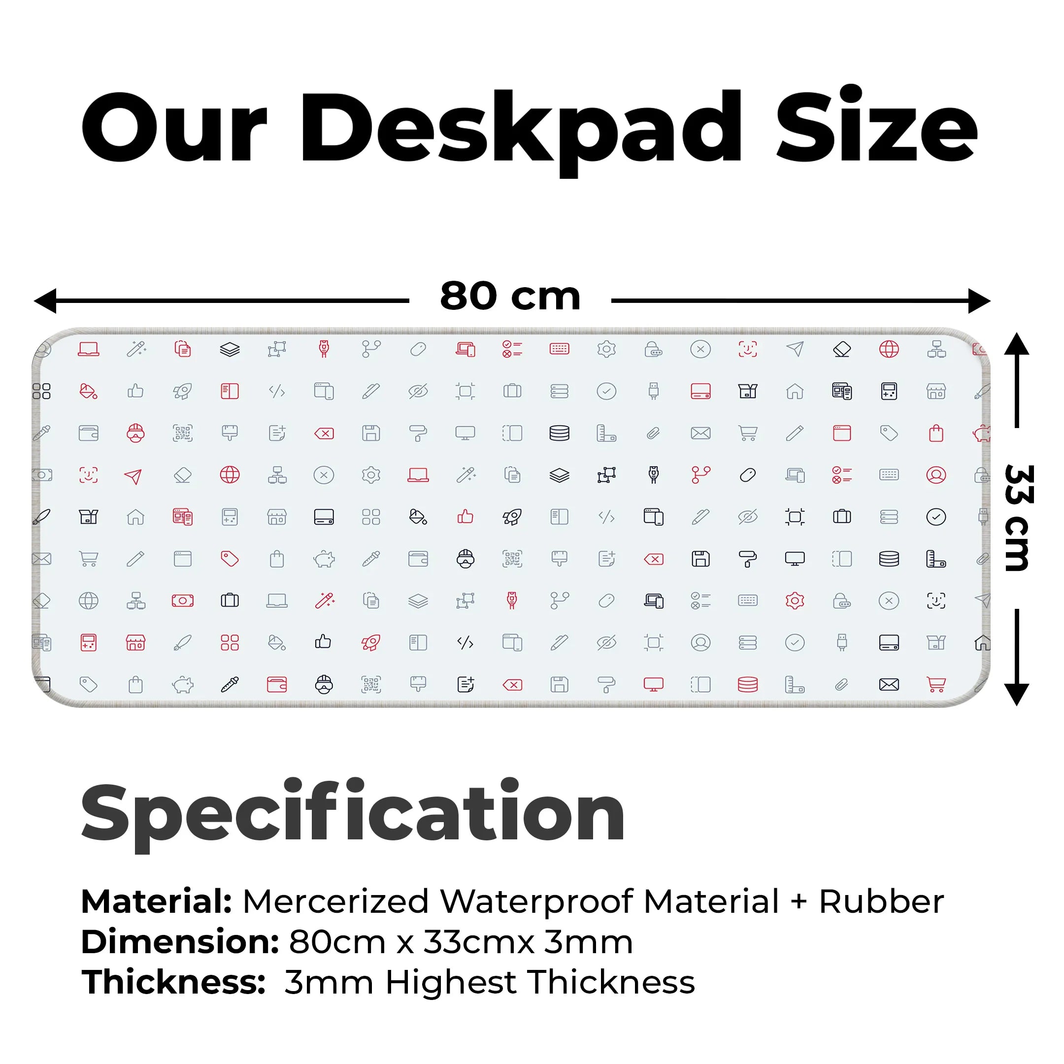 Pattern IC Deskmat