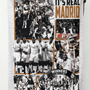 Real Madrid Wall Tapestry | Football Heritage Champions Poster | Premium Polyester Wall Hanging