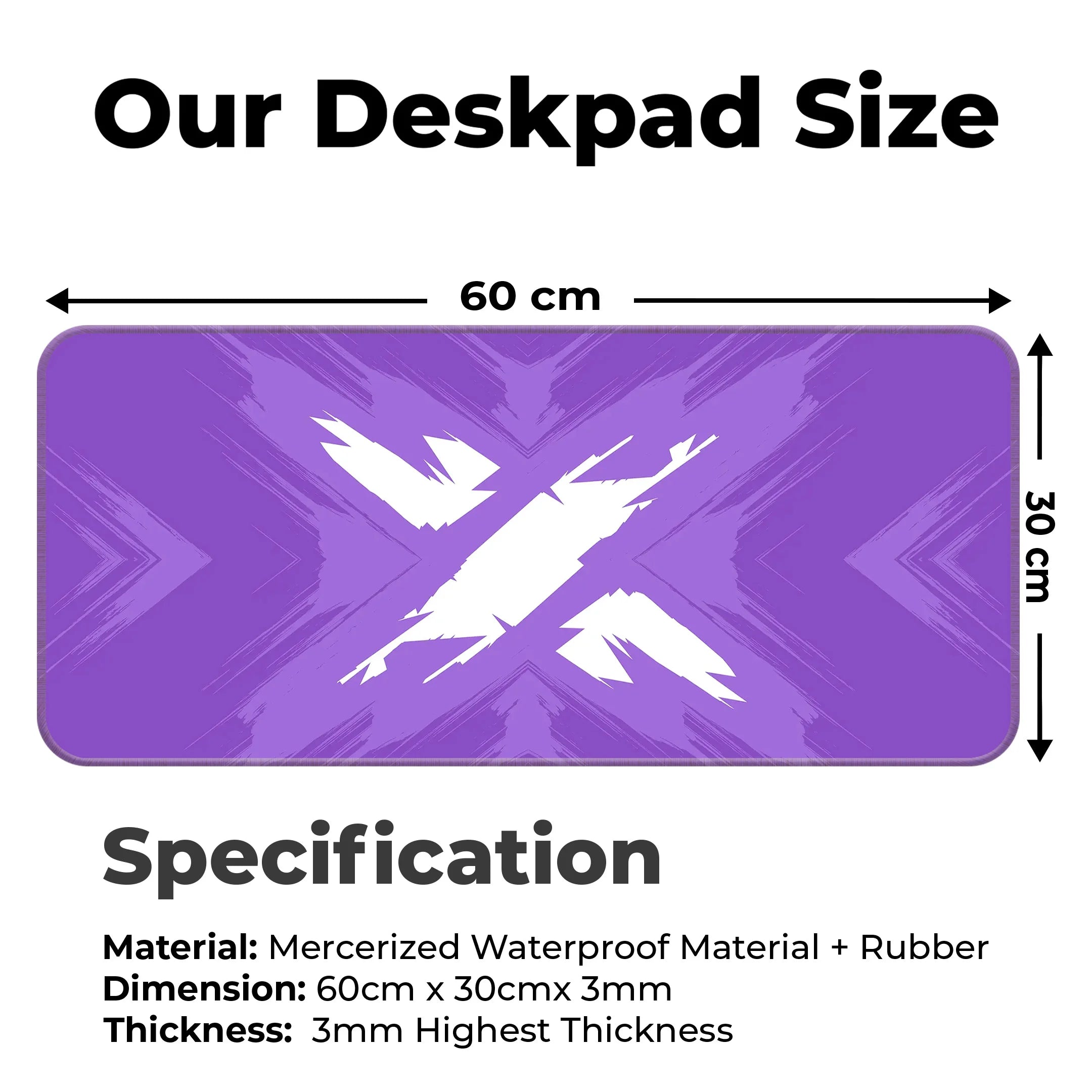 X Design Desk Mat