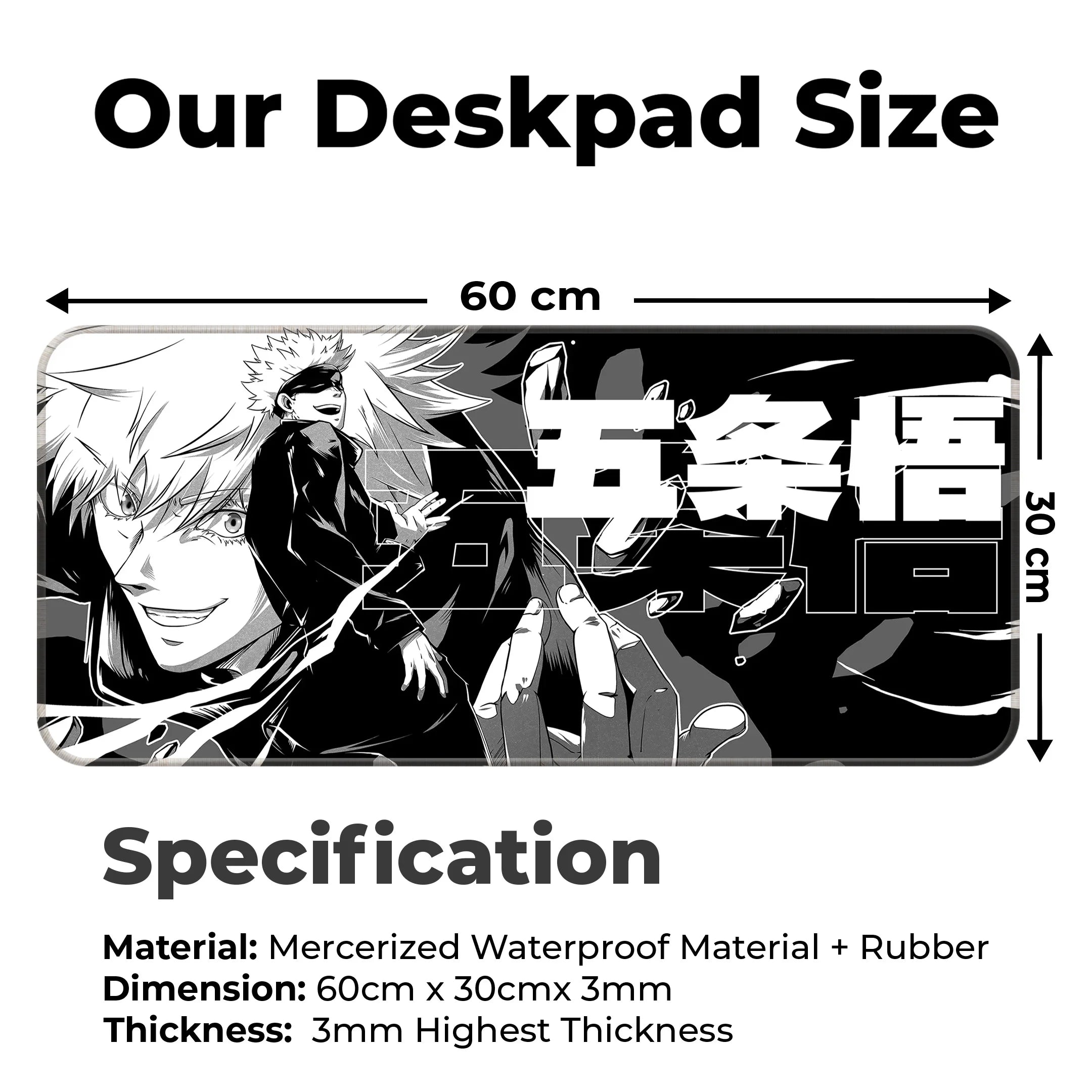 Satoru Gojo Deskmat