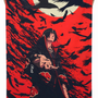 Itachi Uchiha Anime Wall Tapestry | Akatsuki Crow Artwork | Premium Polyester Wall Hanging