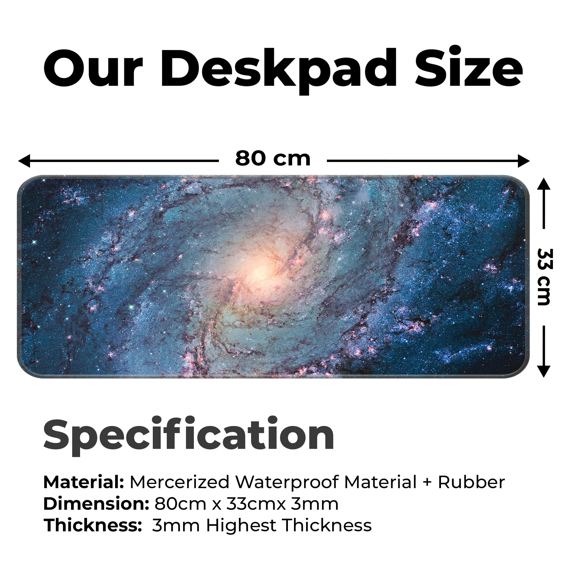 Spiral Galaxy Deskmat