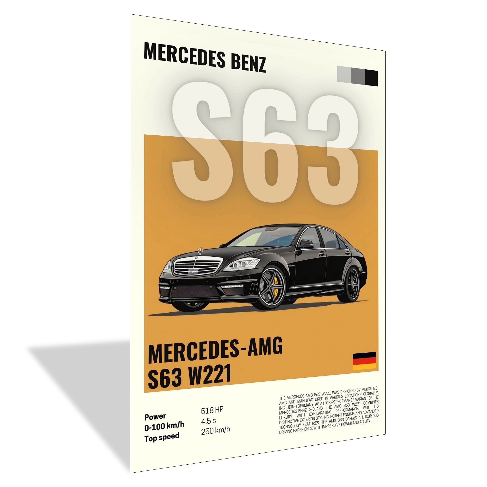 Mercedes-AMG S63 W221 Poster