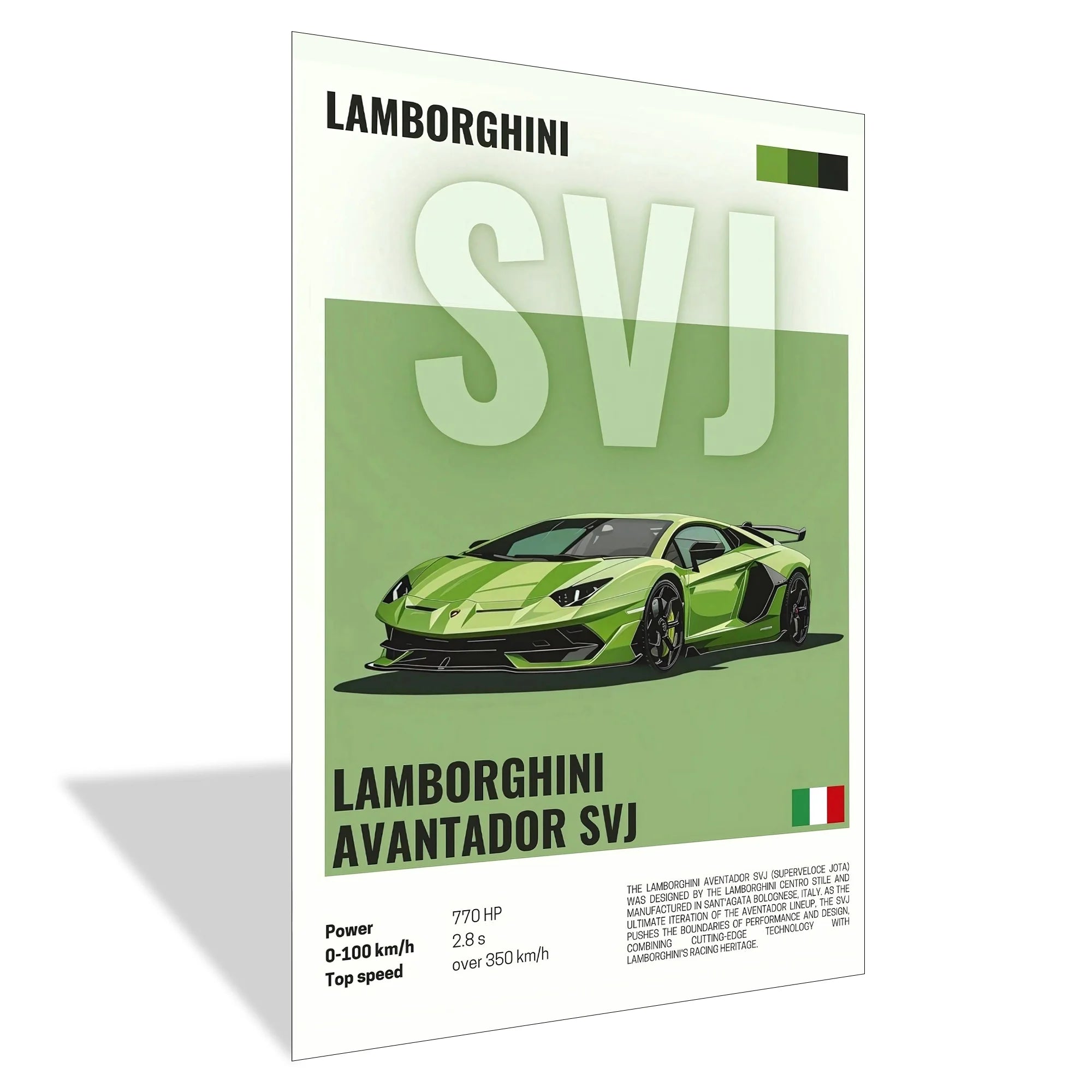Lamborghini SVJ Poster