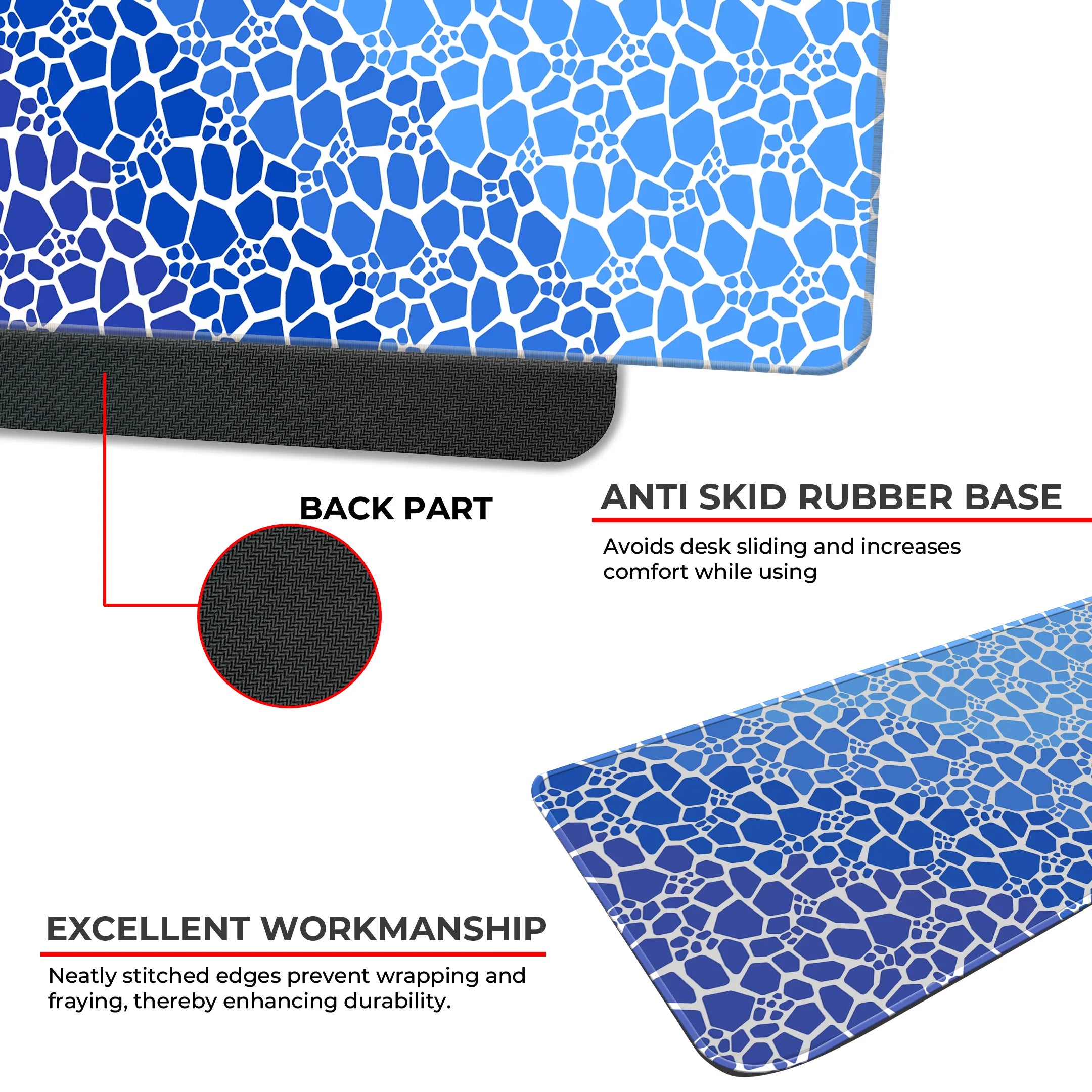 Rock pattern Deskmat