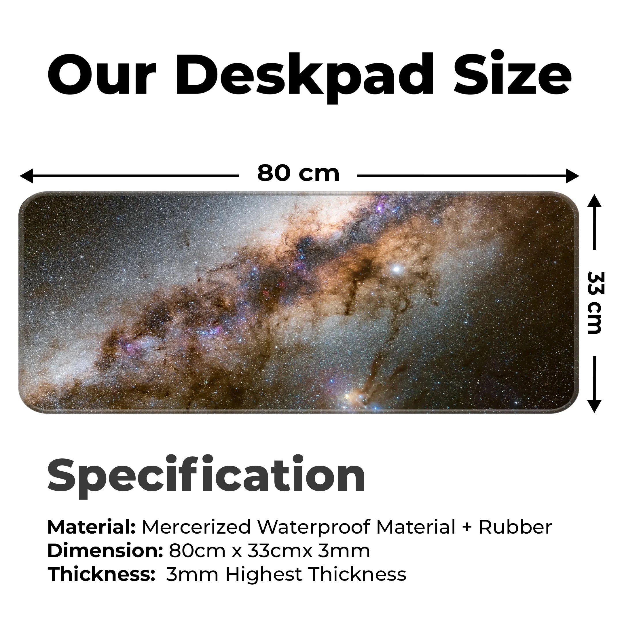 Spiral Galaxy Deskmat