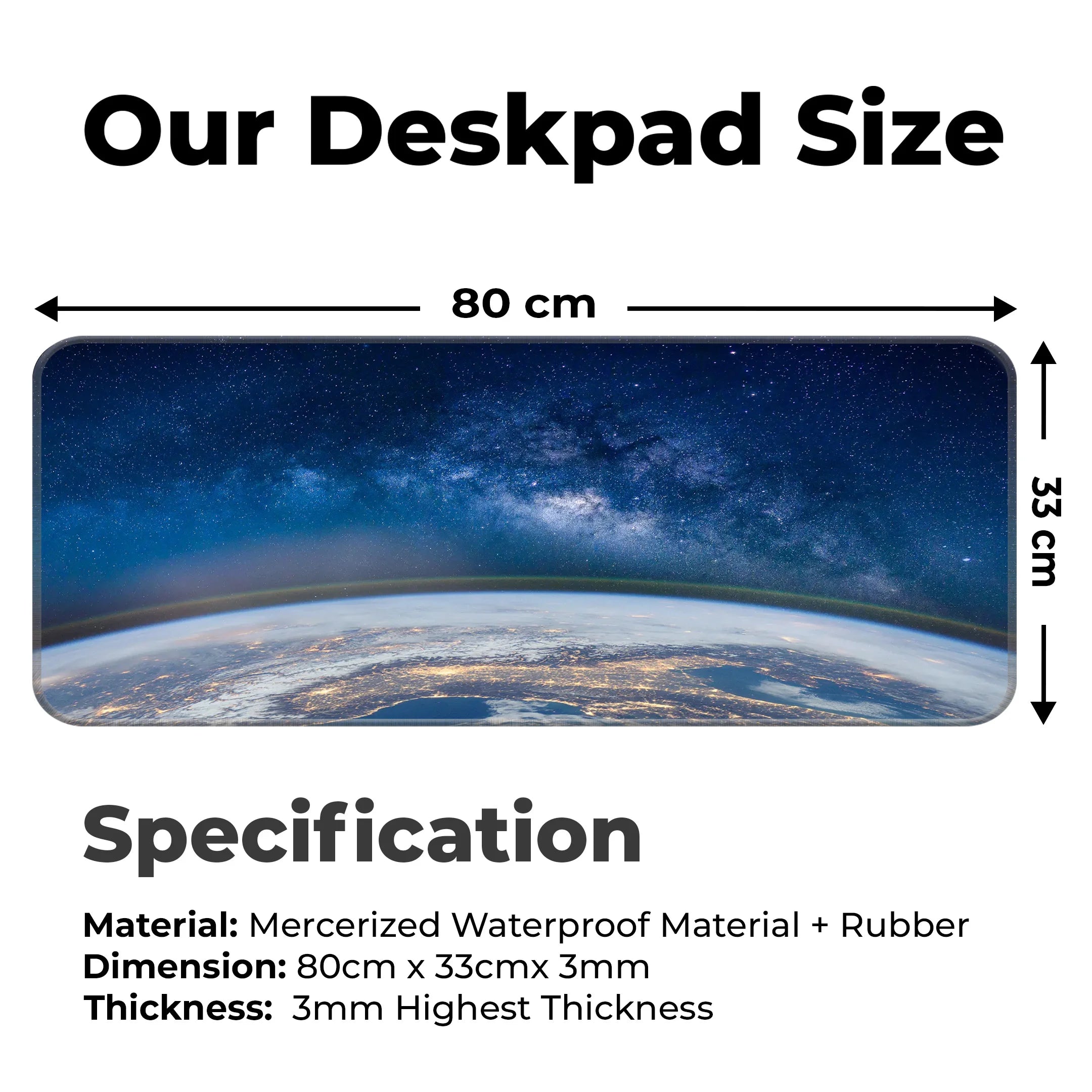 Spiral Galaxy Deskmat