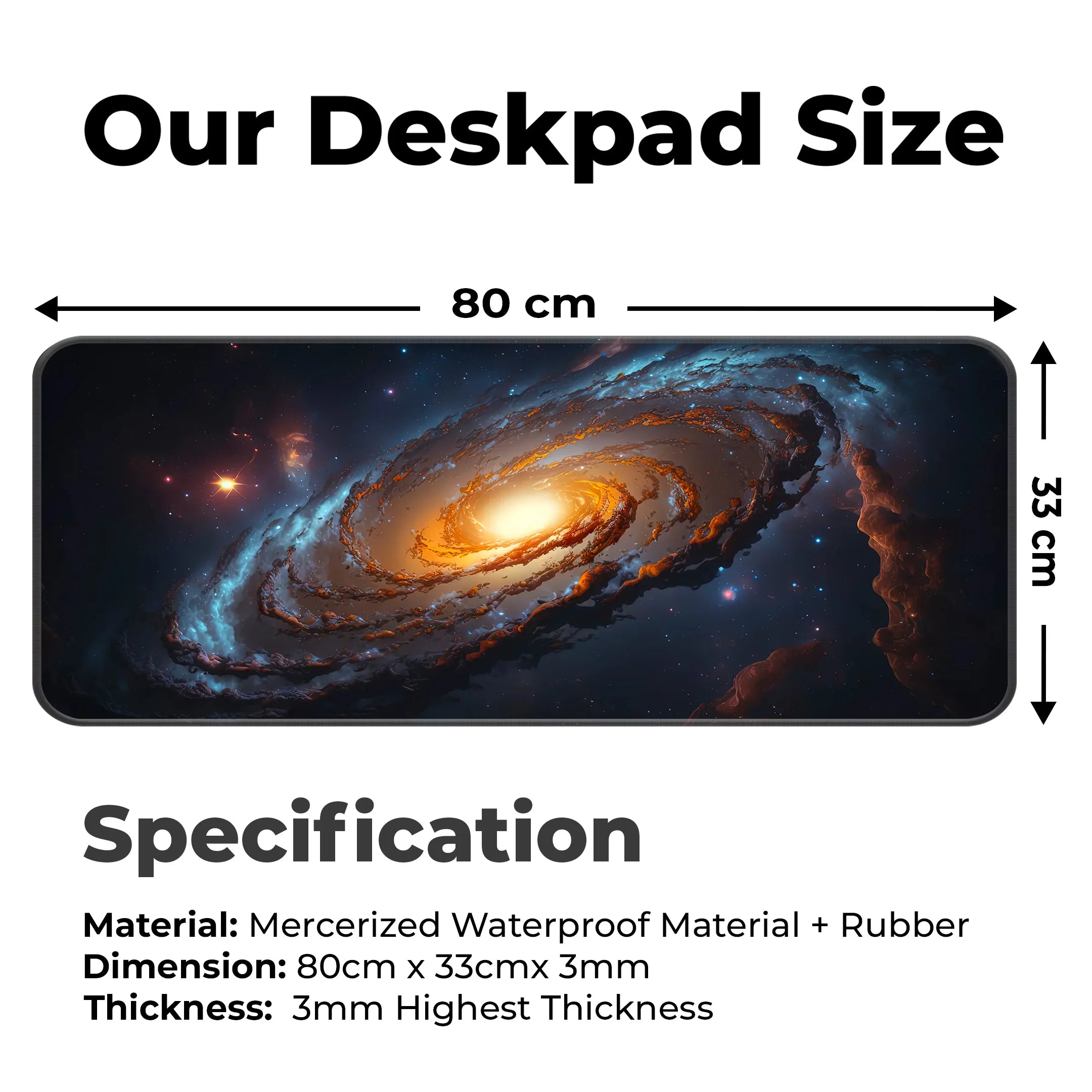 Spiral Galaxy Deskmat