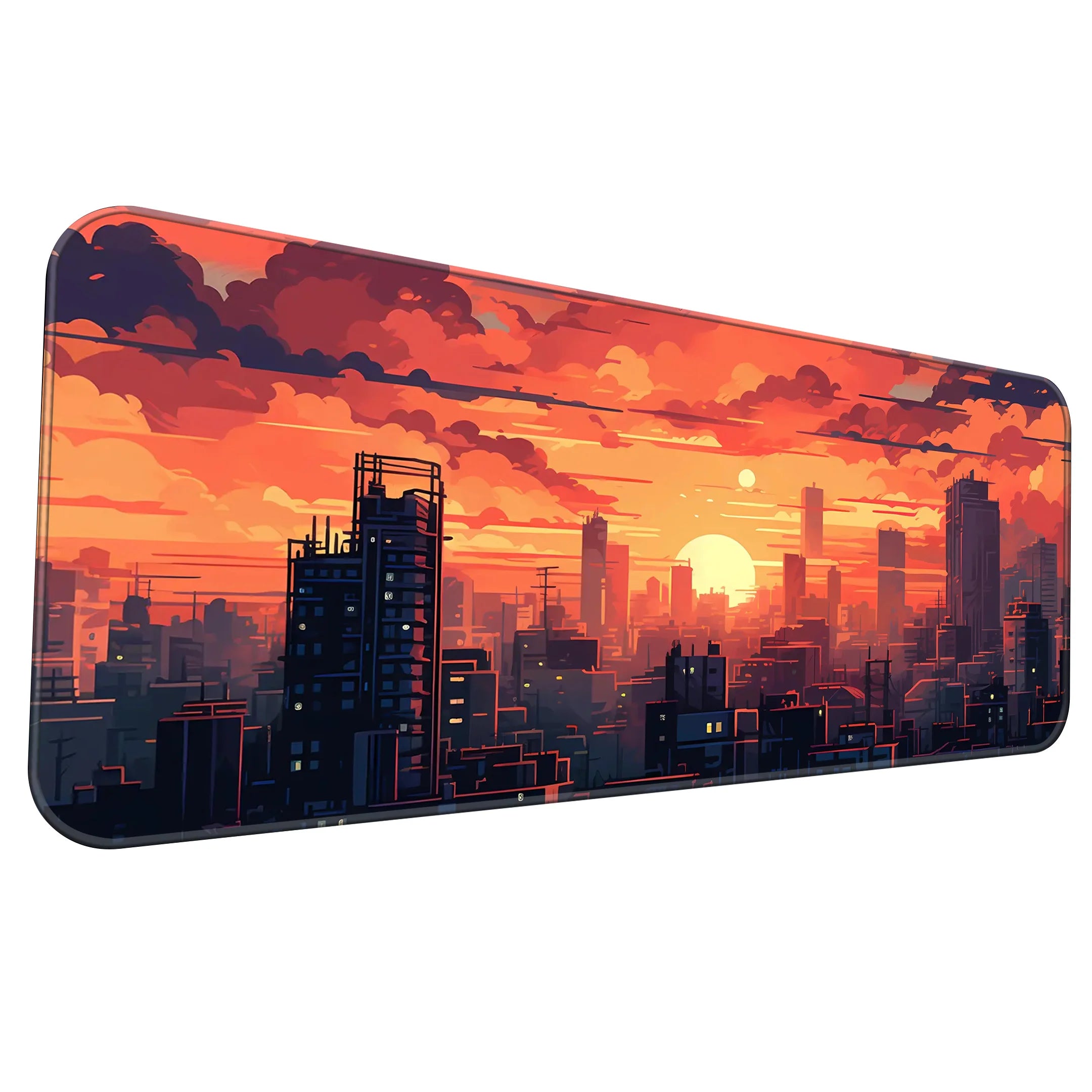 Night City Deskmat