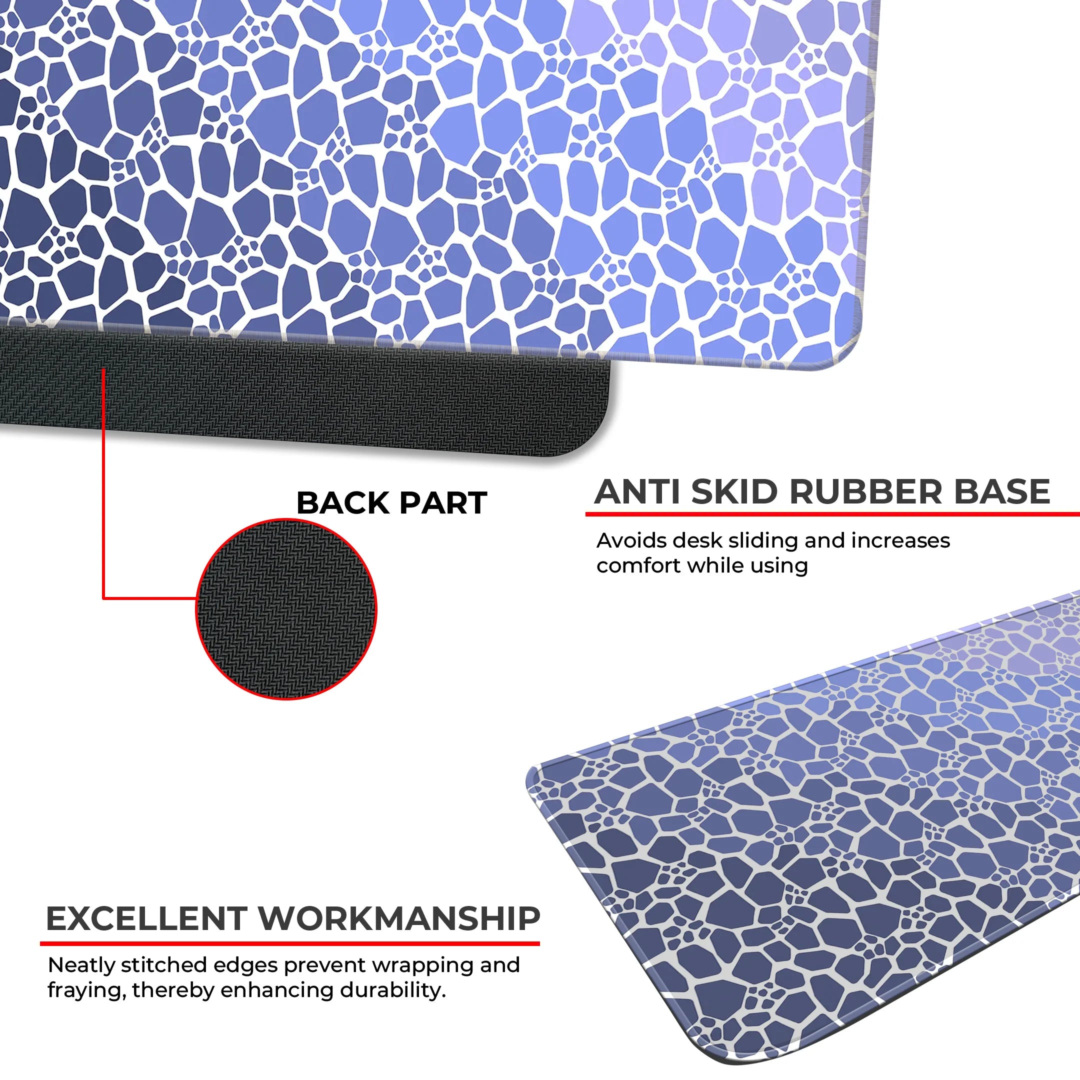 Rock pattern Deskmat