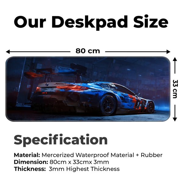 BMW M4 GT3 Garage Racing Livery Deskmat