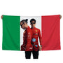 Lewis Hamilton & Charles Leclerc Ferrari F1 Tapestry | Formula 1 Racing Wall Decor