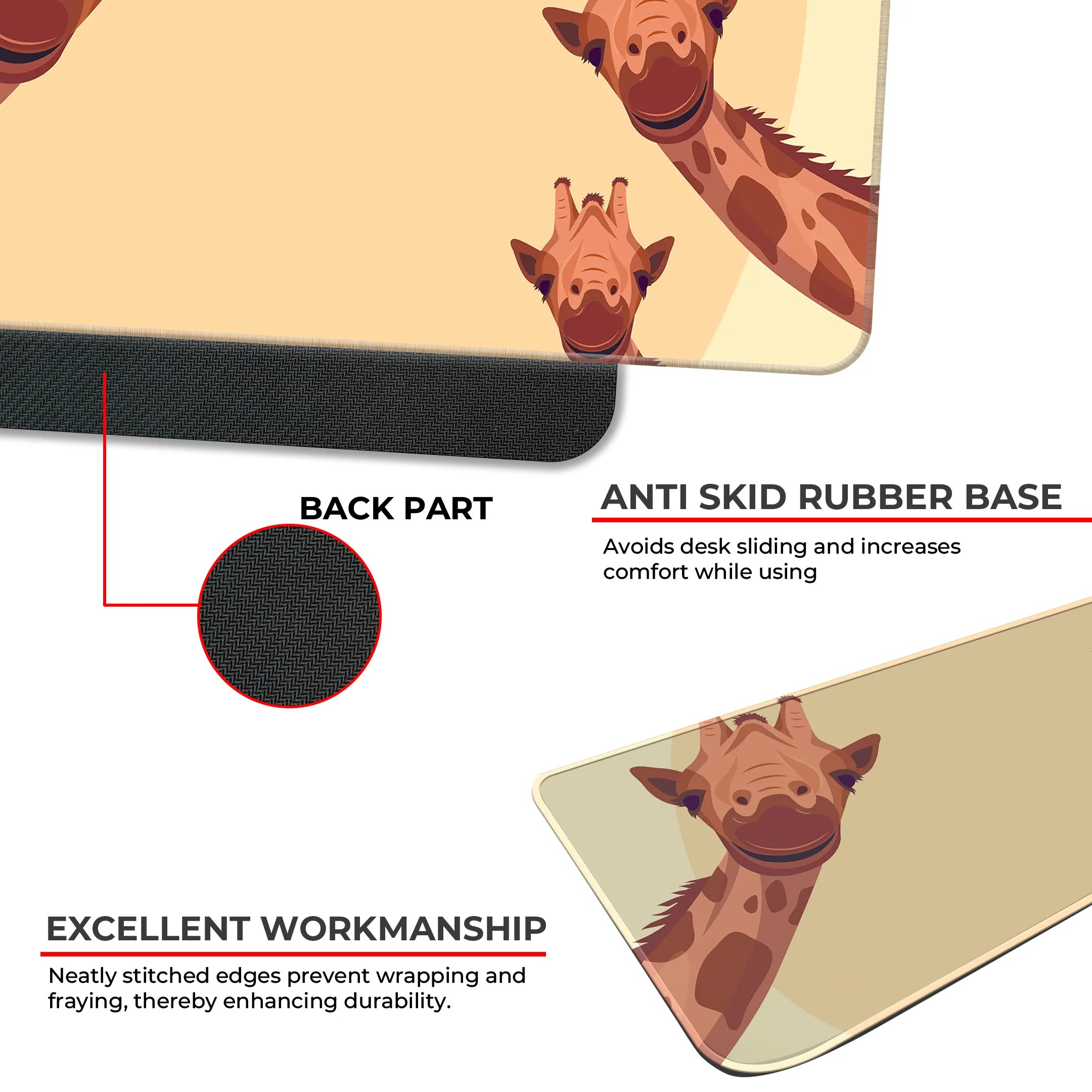 Giraffe Safari Deskmat