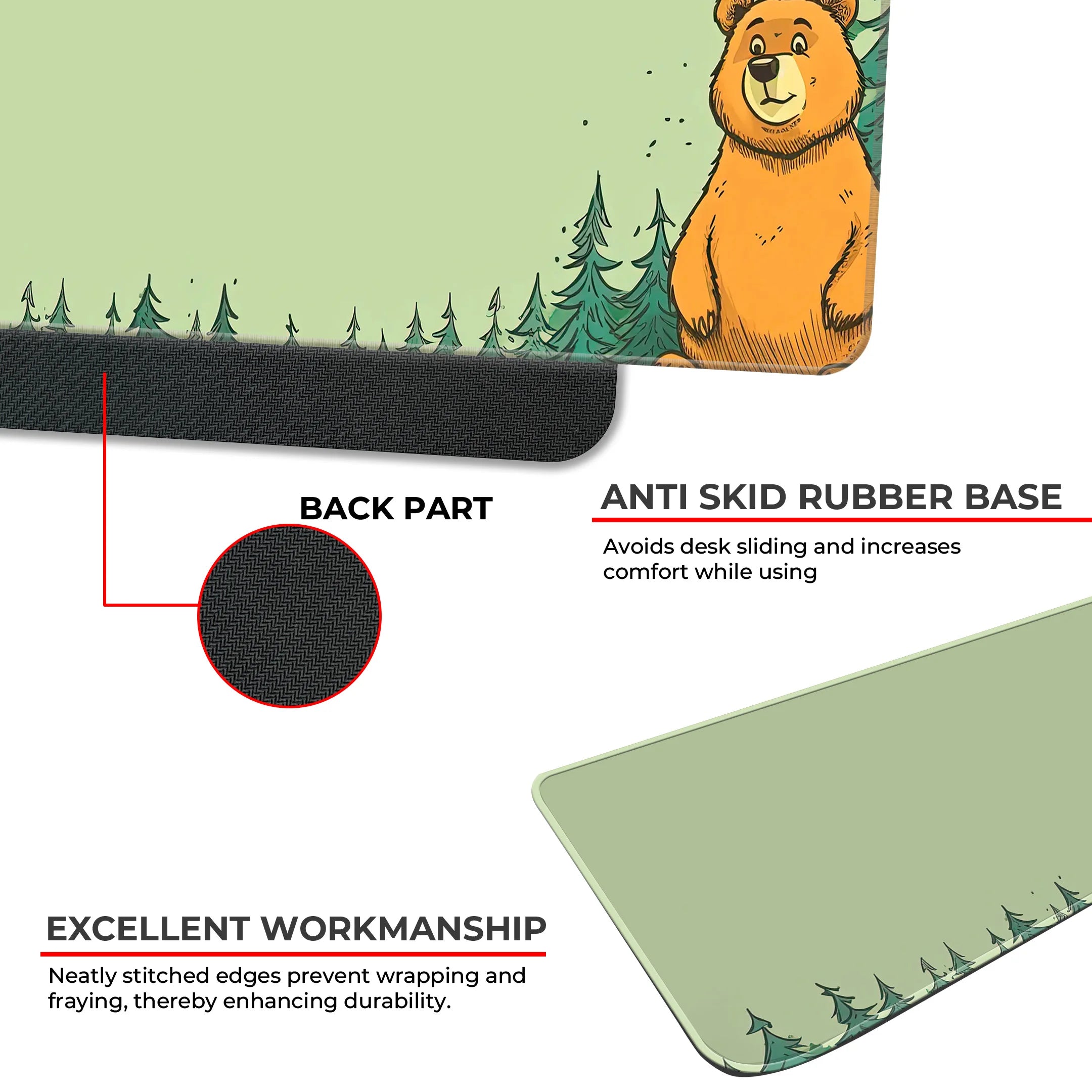 Cute Bear Deskmat