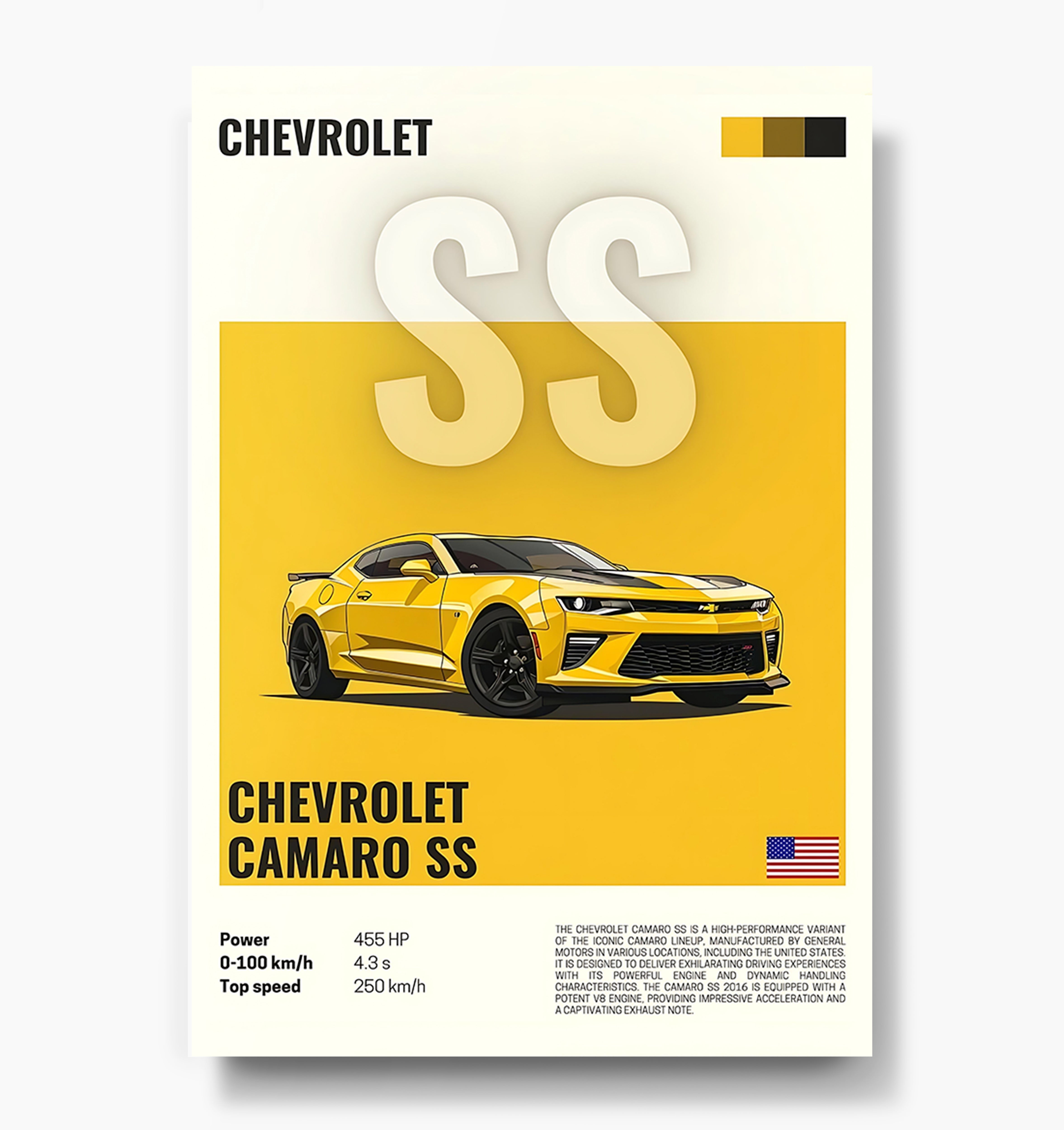 Chevrolet Camaro SS Poster