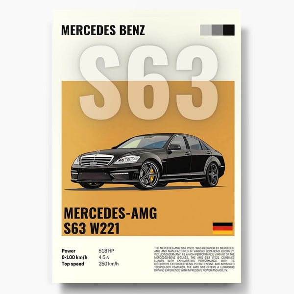 Mercedes-AMG S63 Poster