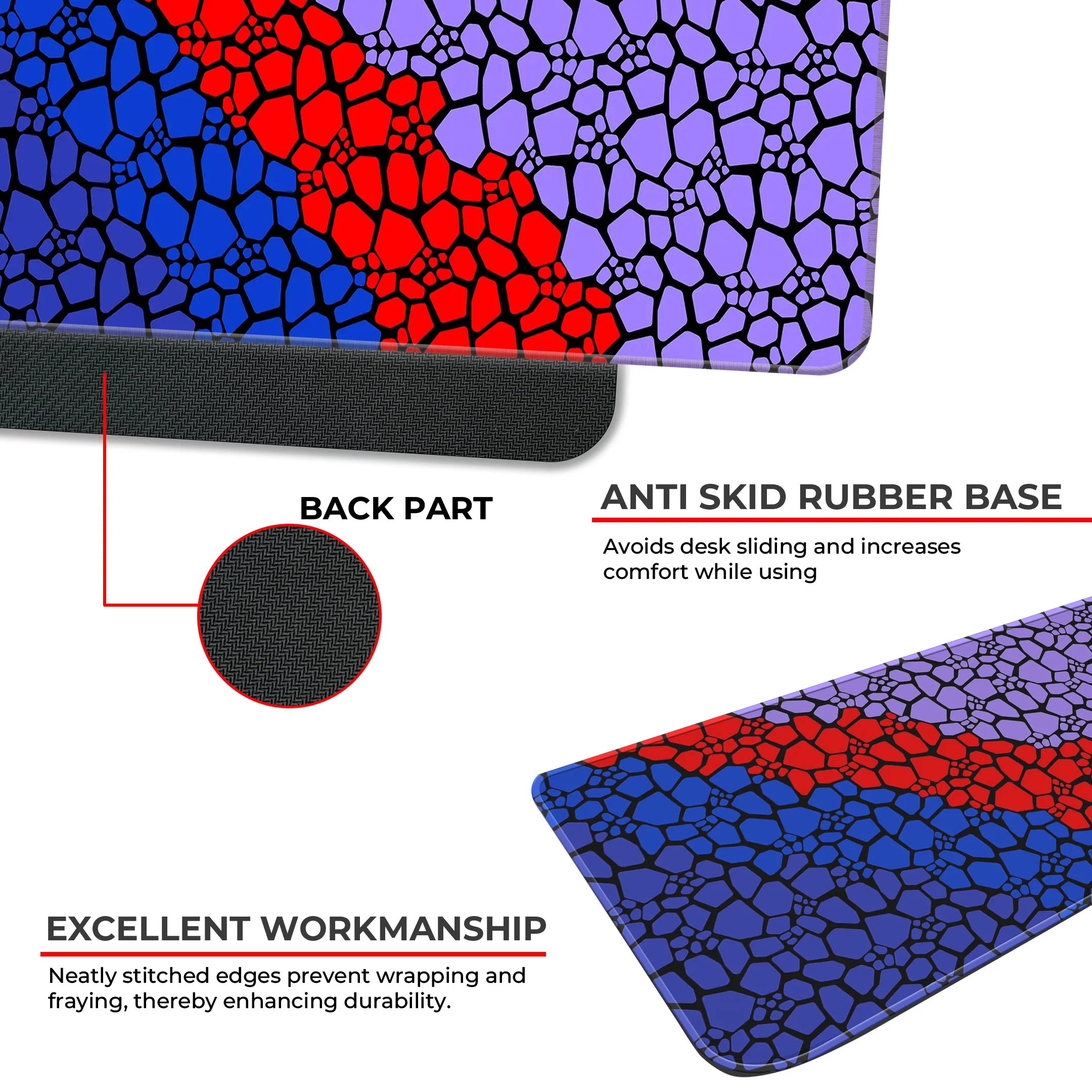 Rock pattern Deskmat