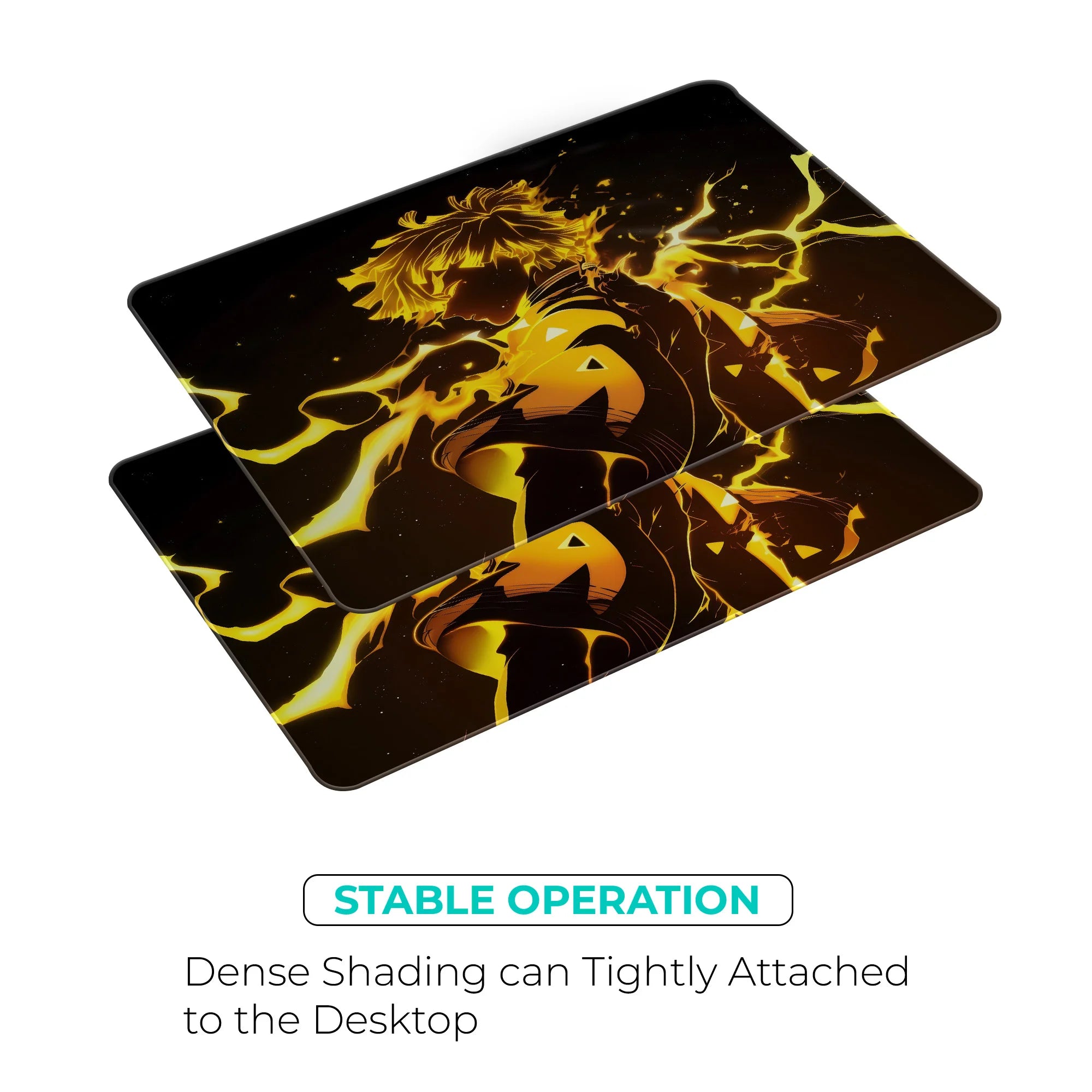 Zenitsu Agatsuma Thunder Strike – Anime Gaming Accessory Mousepad