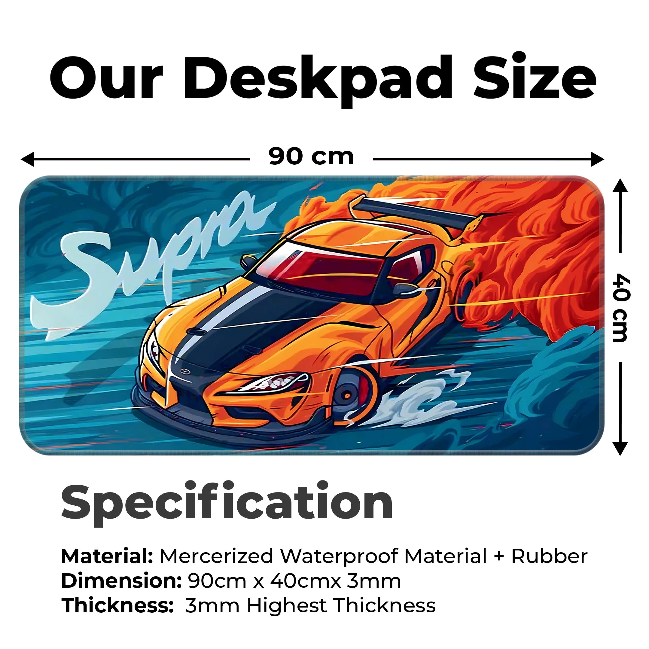 Supra Car Deskmat