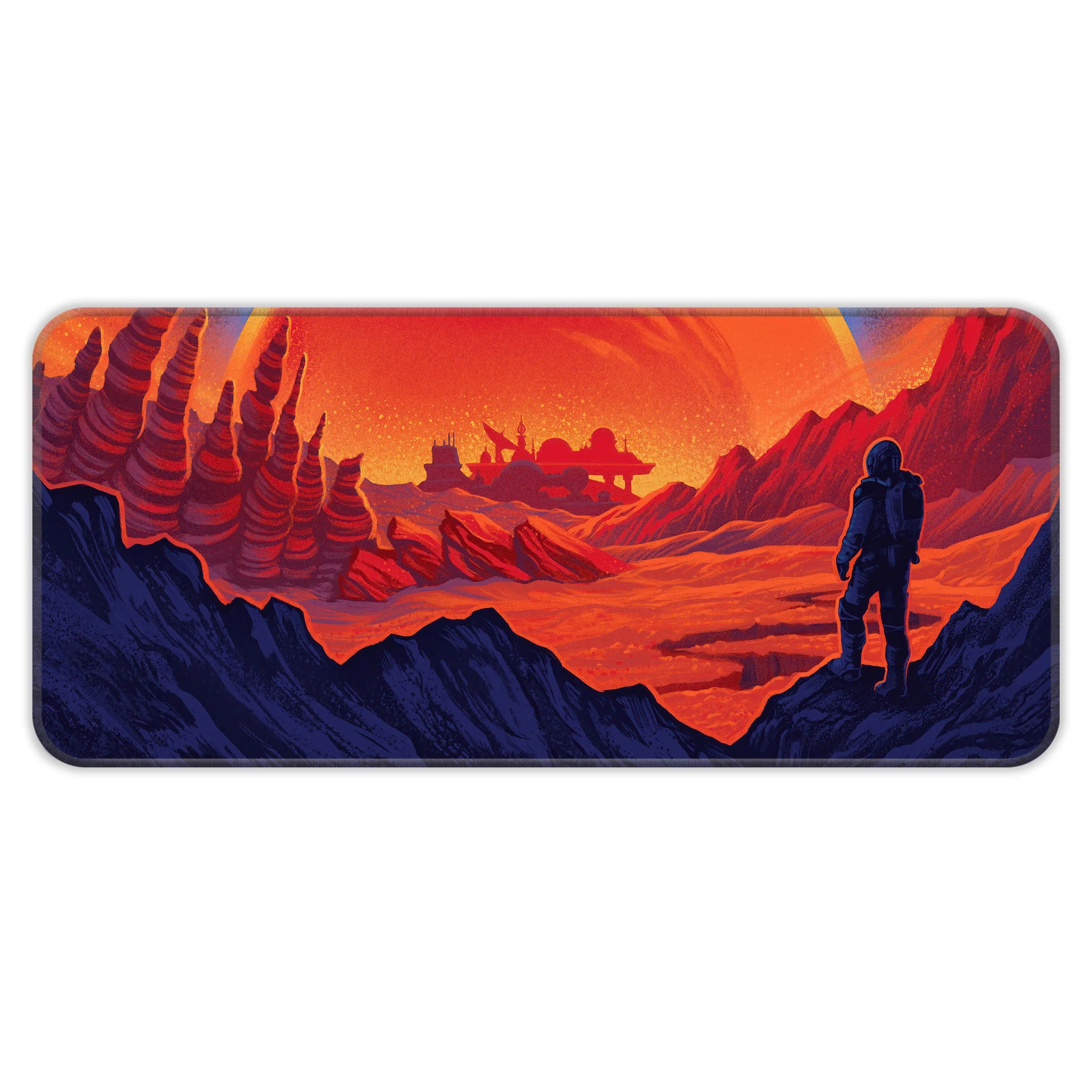 Space Explorer Mat – Sci-Fi Astronaut Cosmic Adventure Deskmat