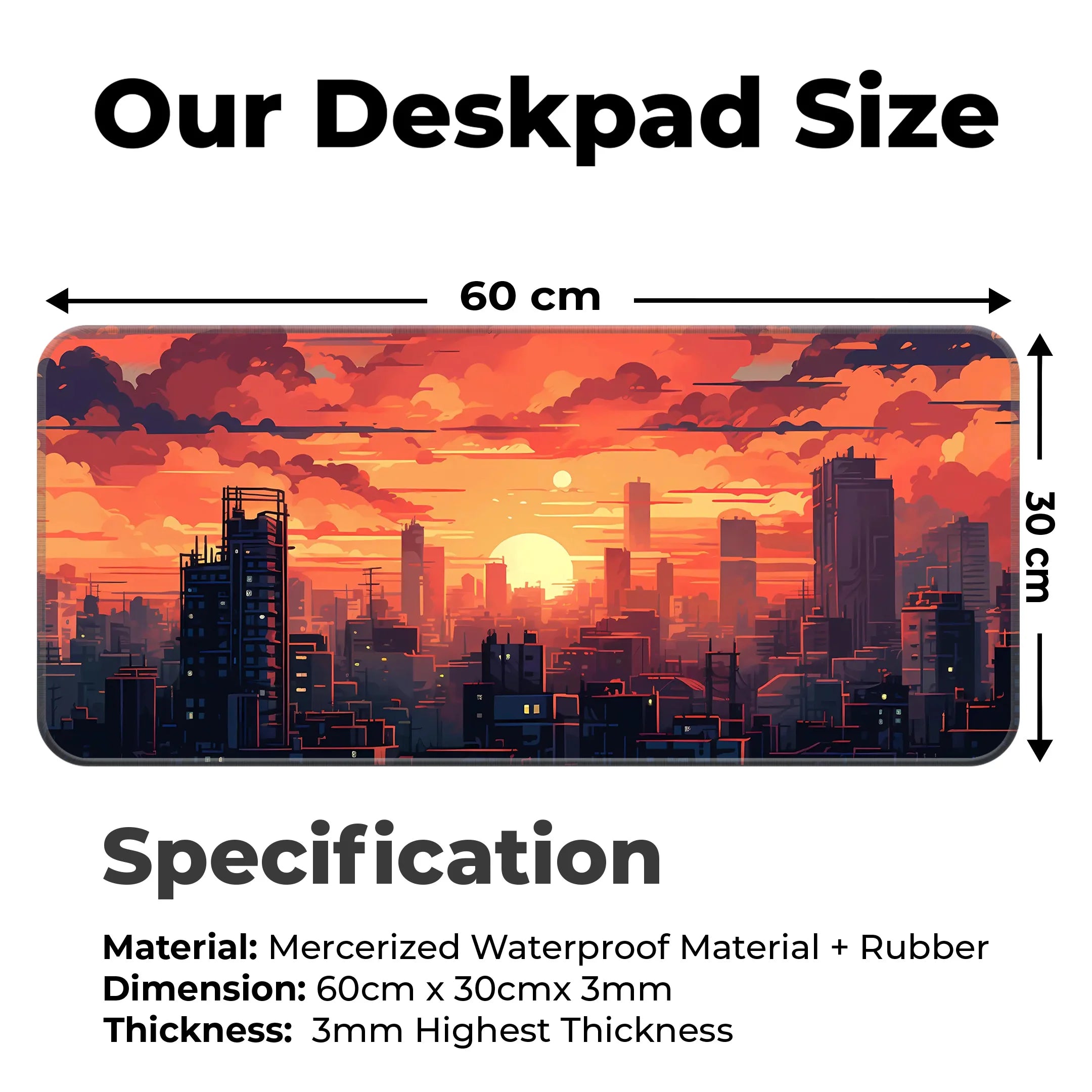 Night City Deskmat