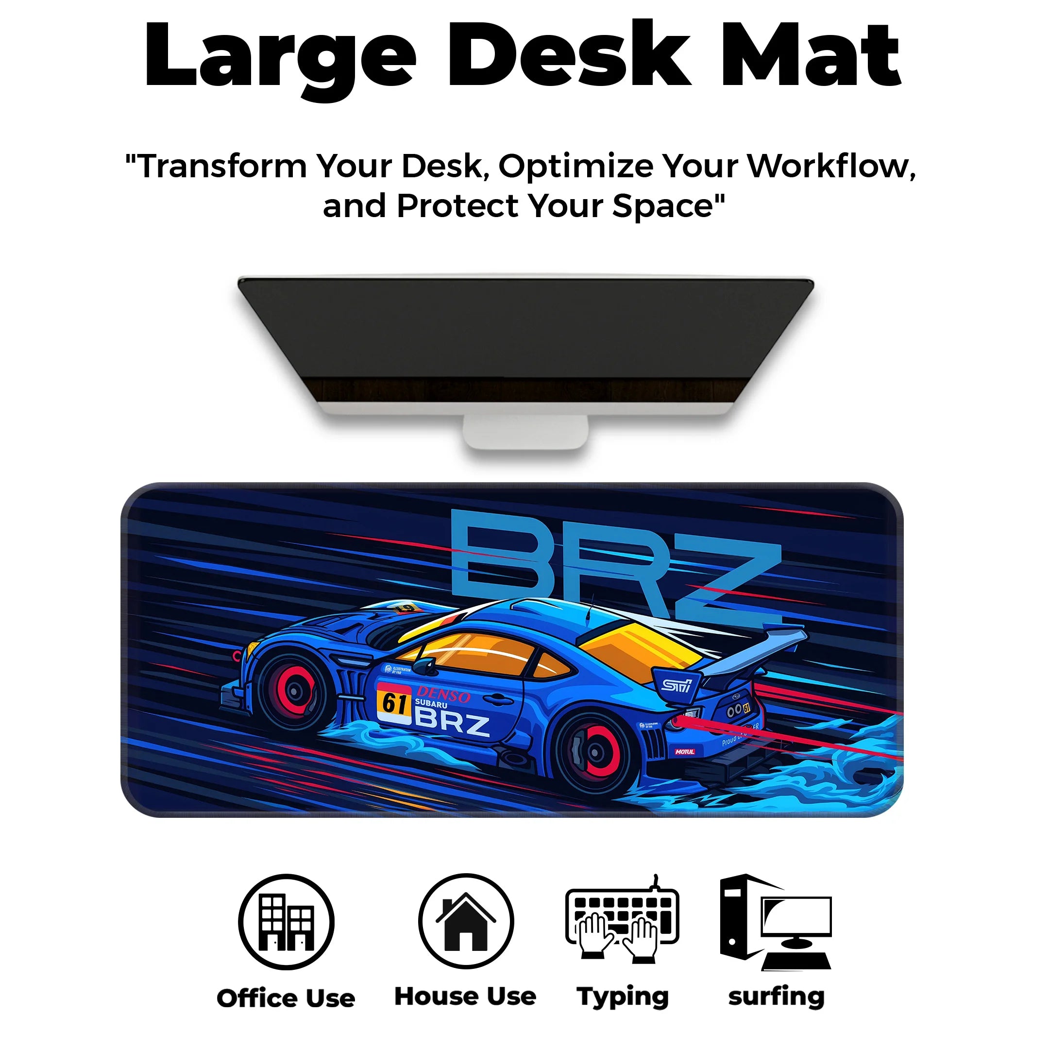 Subaru BRZ Deskmat