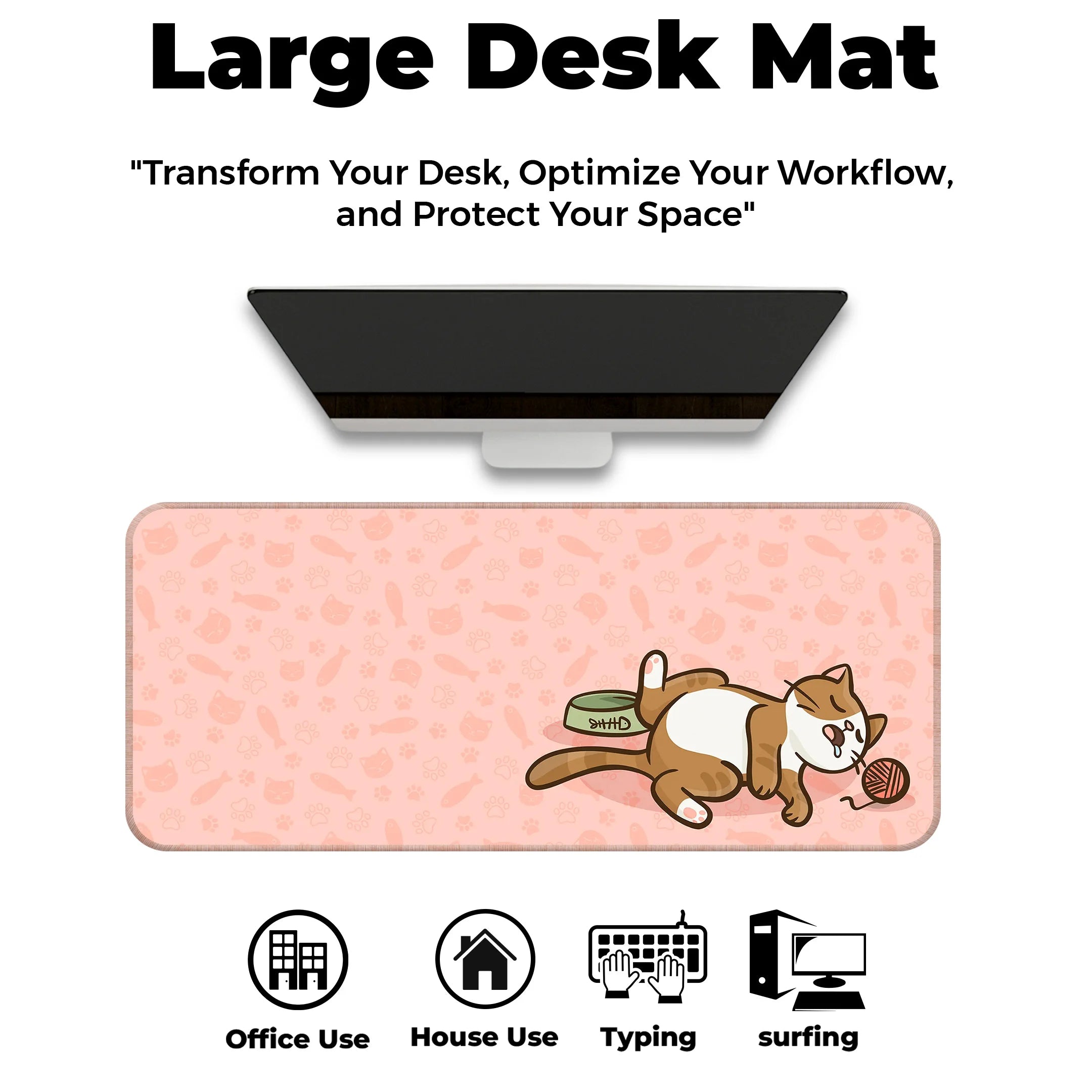 Kawai Cat Deskmat