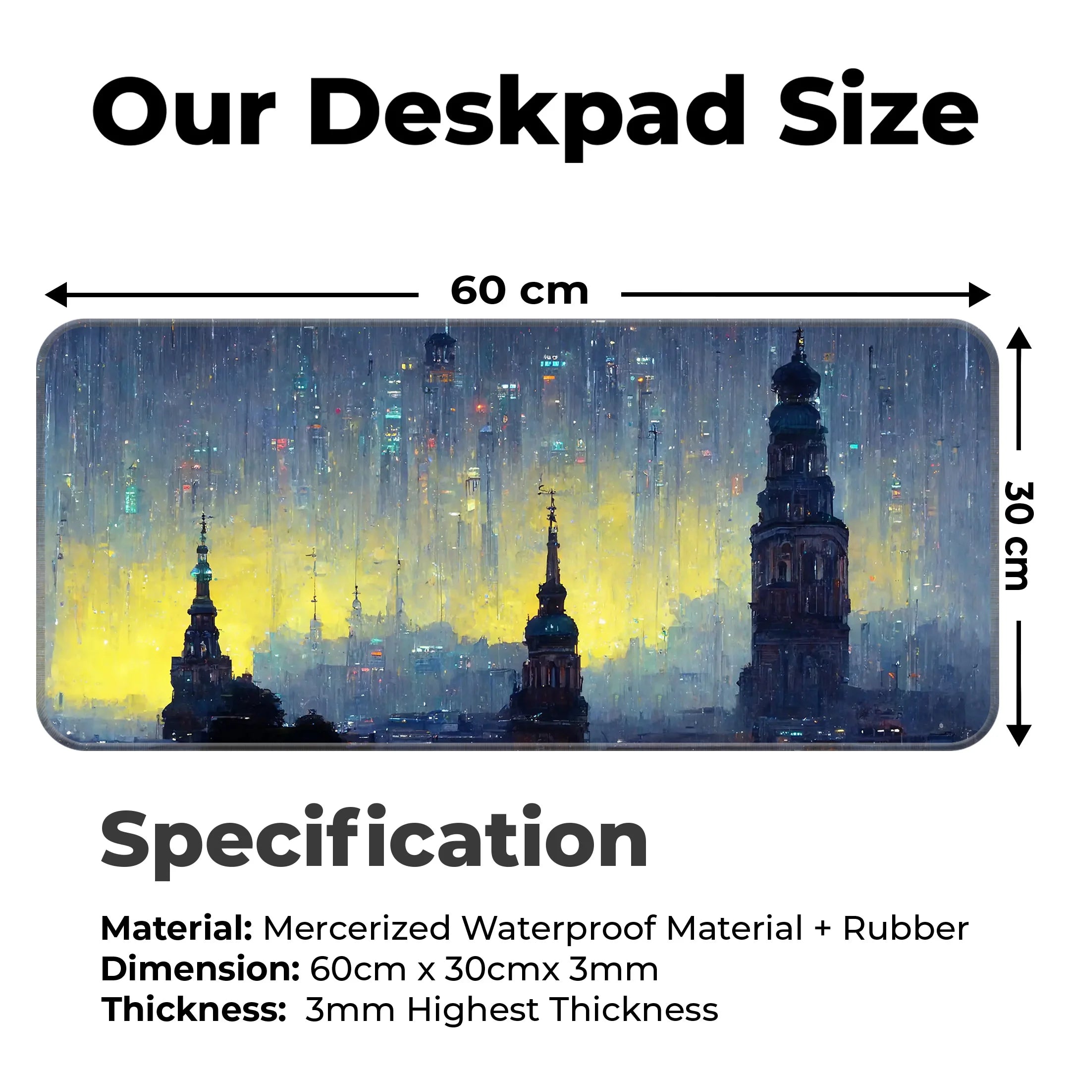 Night City Deskmat