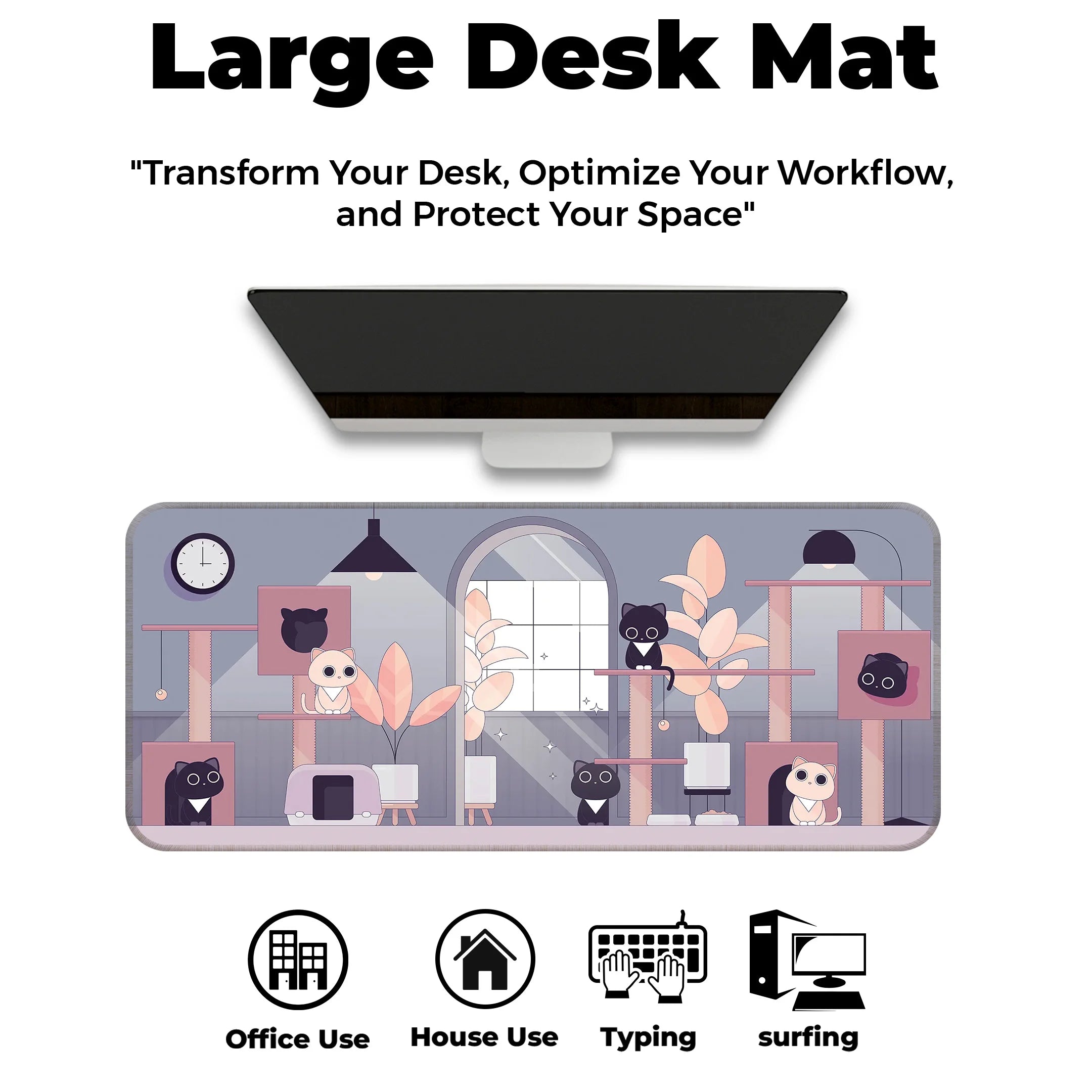 Cozy Cat Deskmat