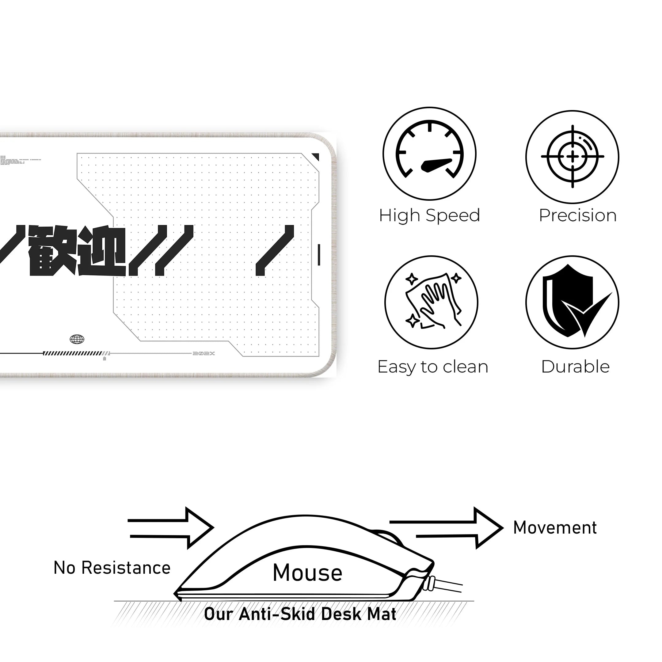 Japanese Welcome Deskmat