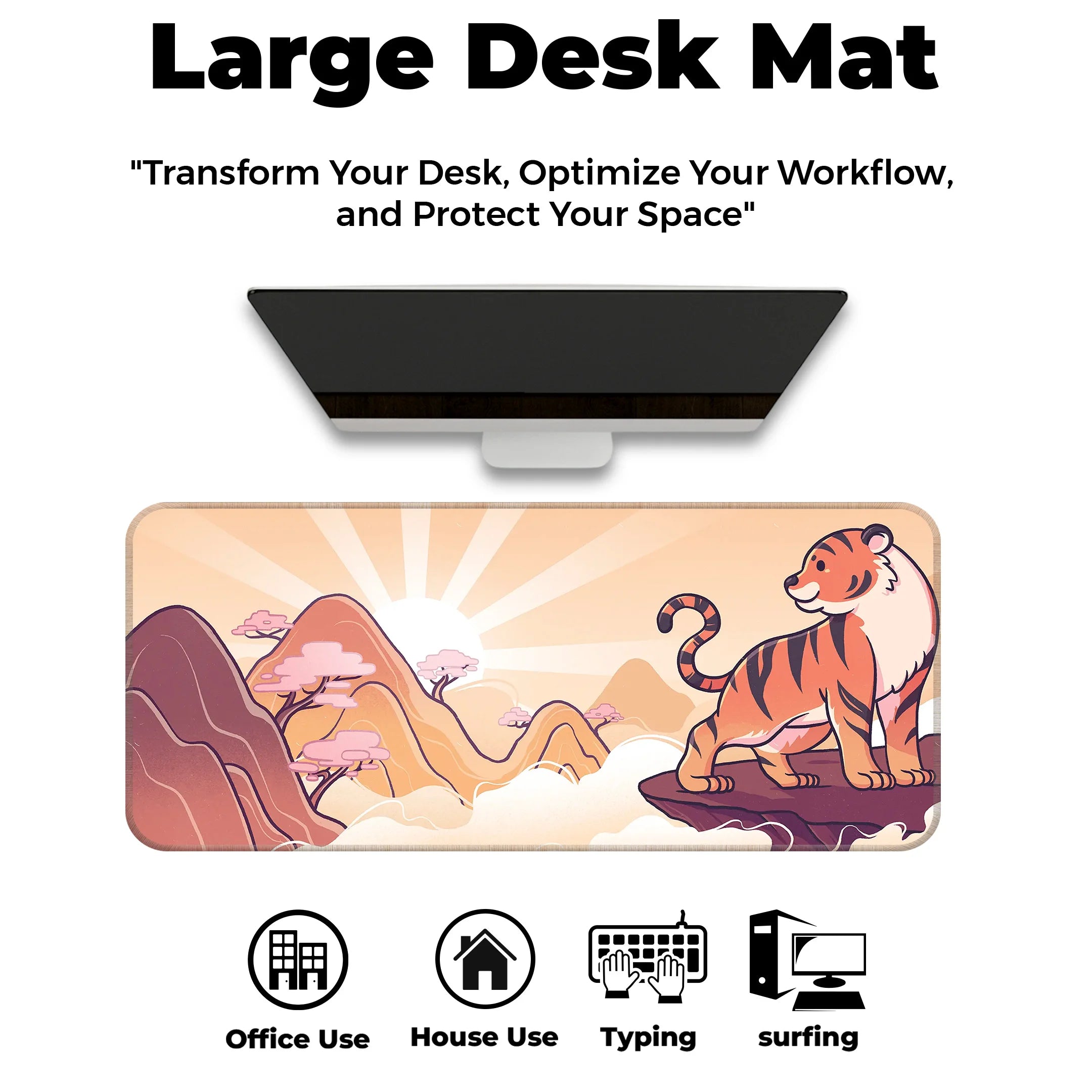 Tiger Sun Deskmat