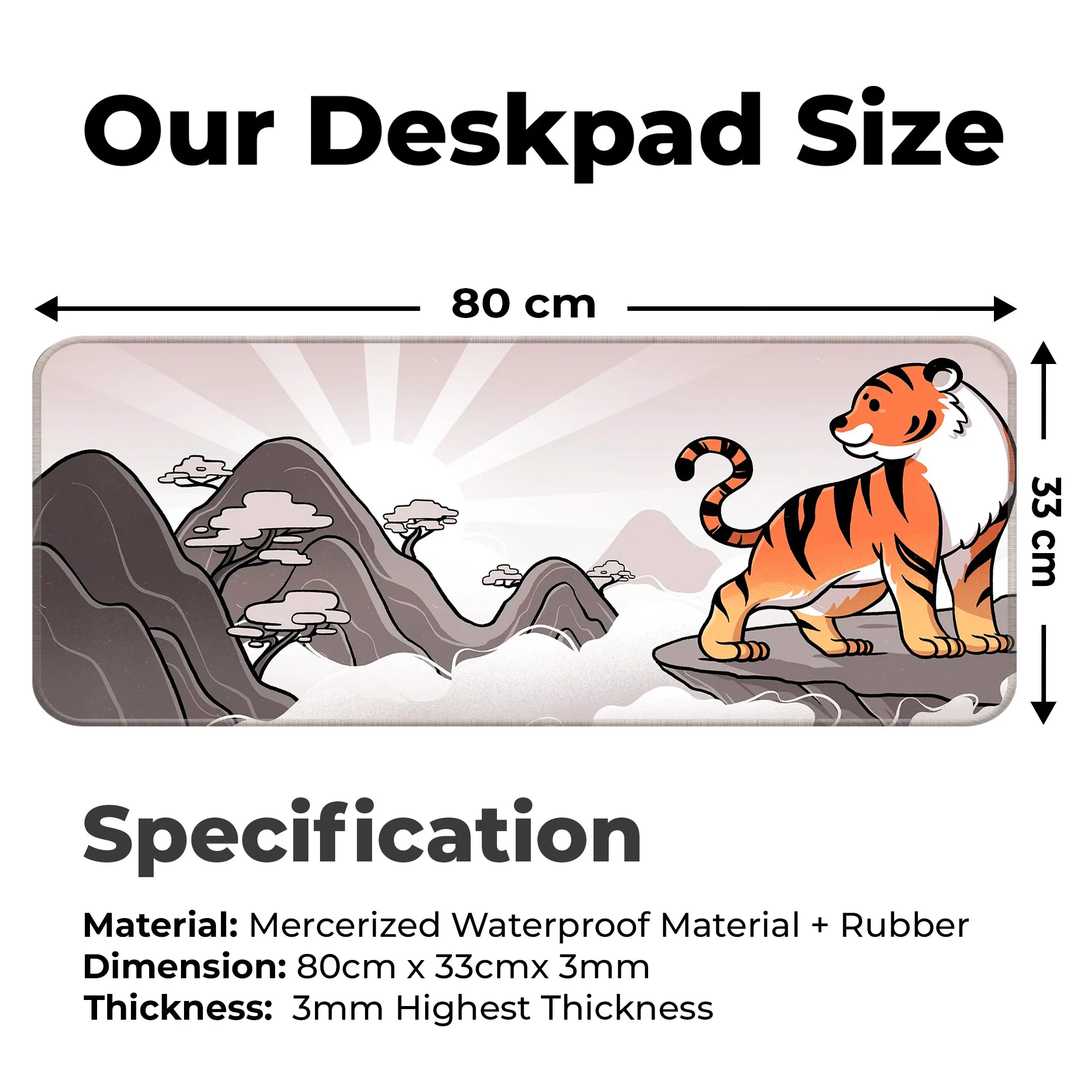 Tiger Sun Deskmat