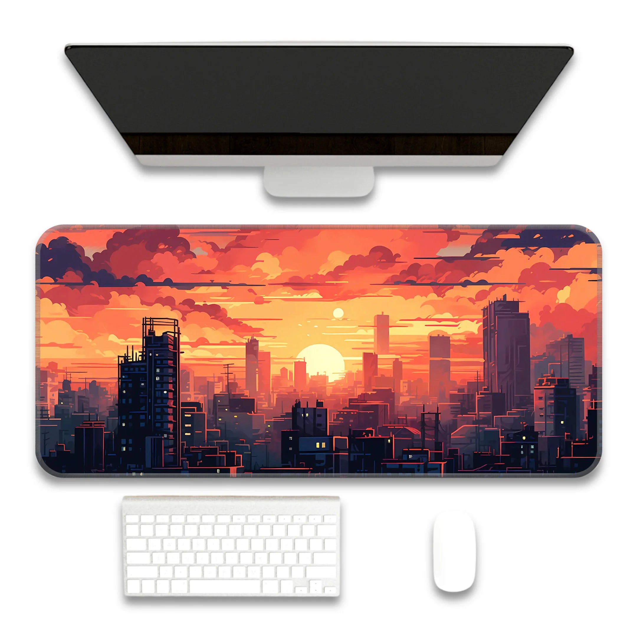 Night City Deskmat