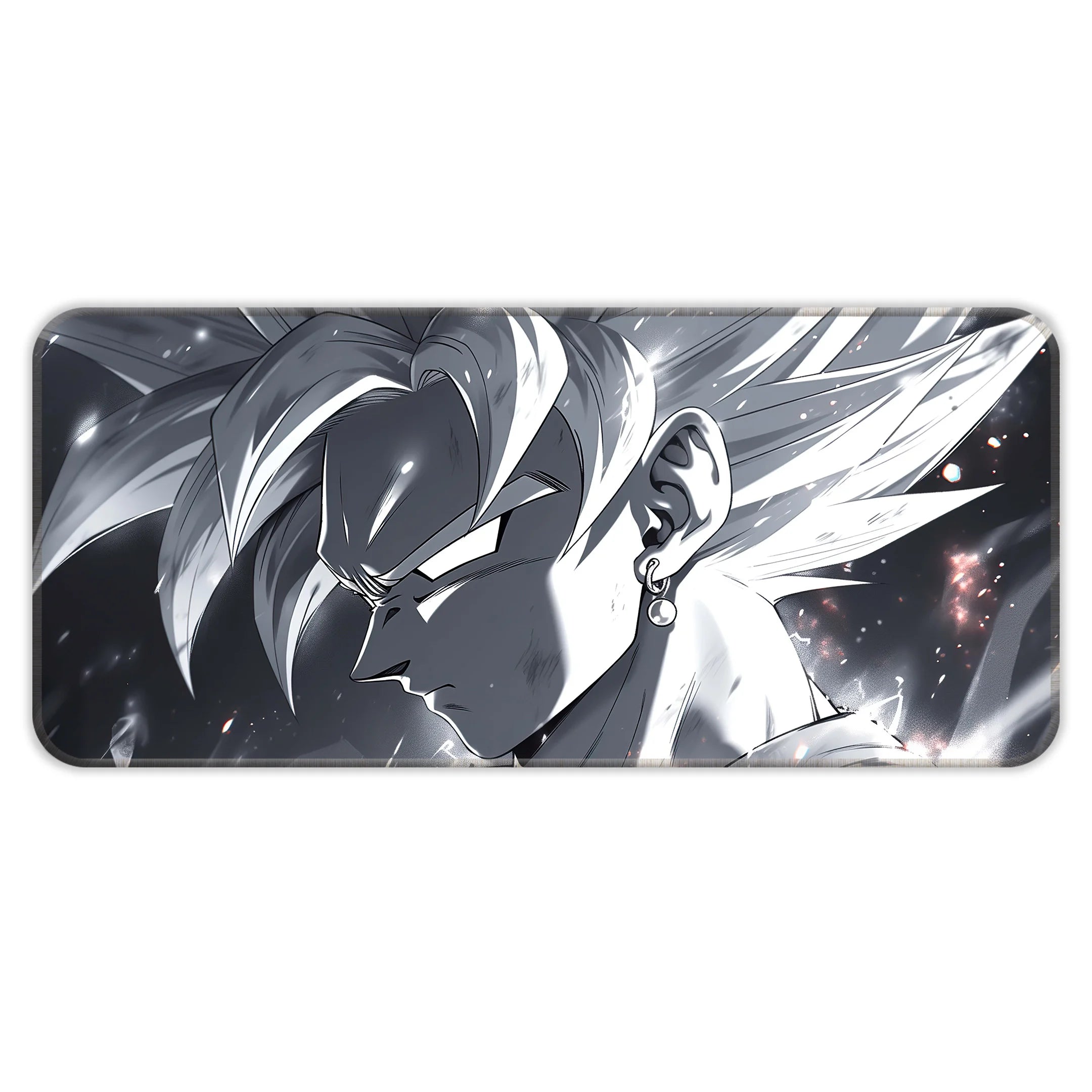 Ultra Instinct Goku Monochrome Deskmat