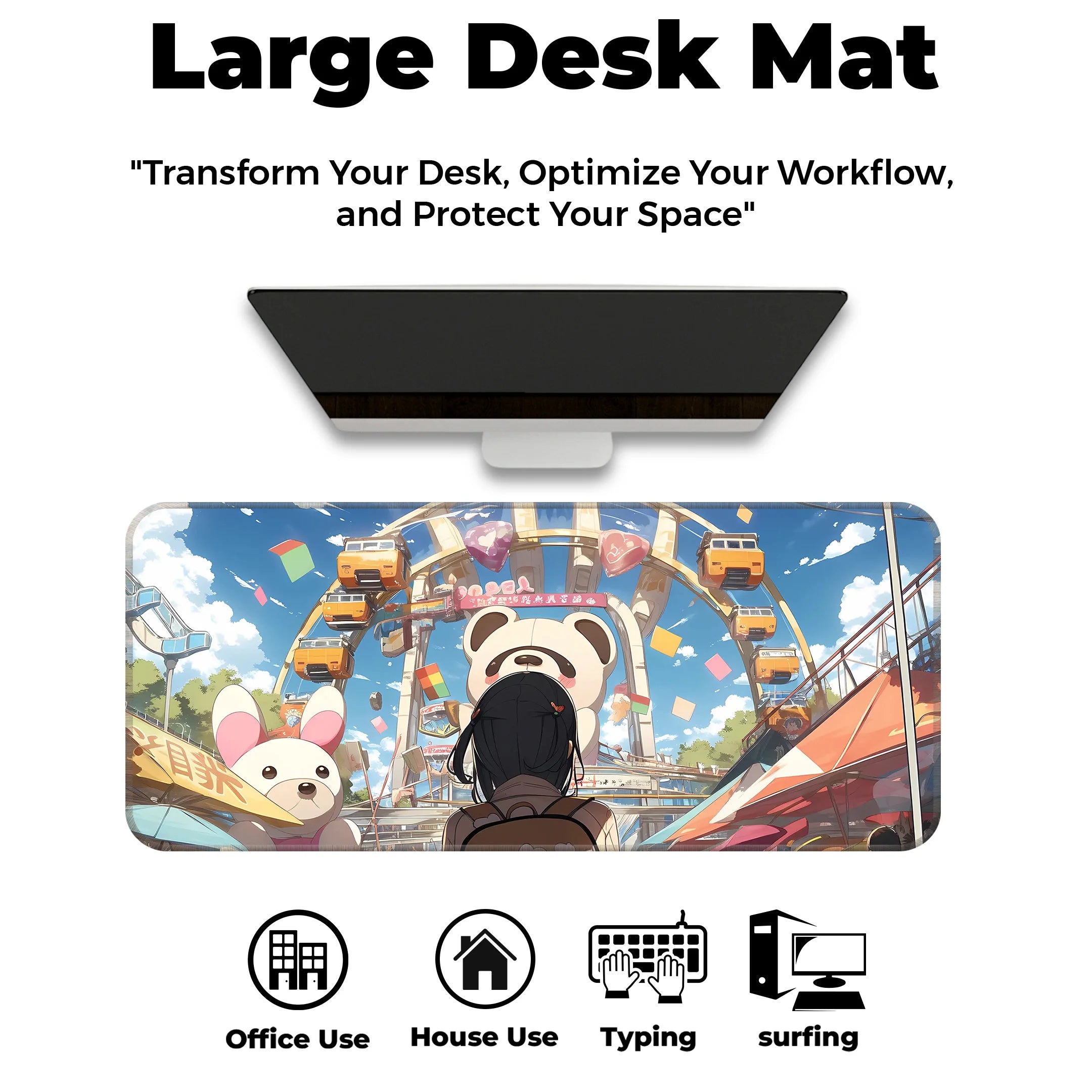 Kawai Amusement Girl Deskmat