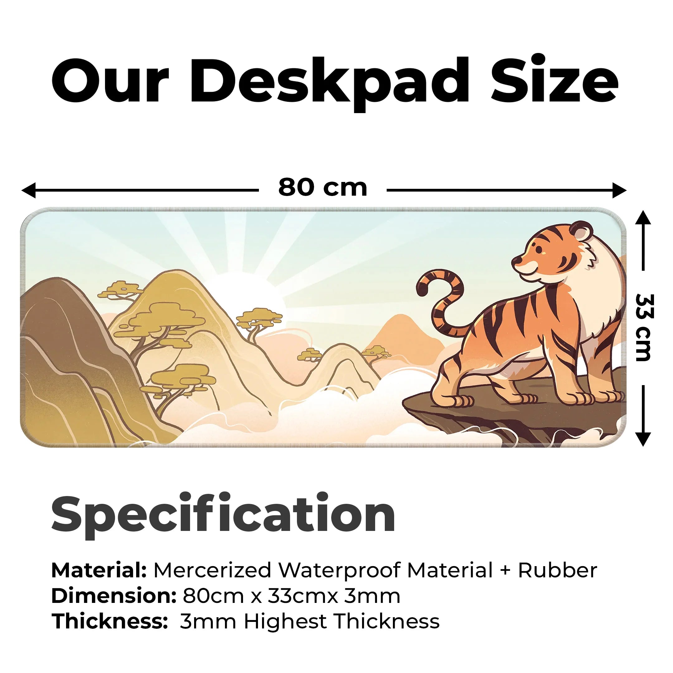 Tiger Sun Deskmat