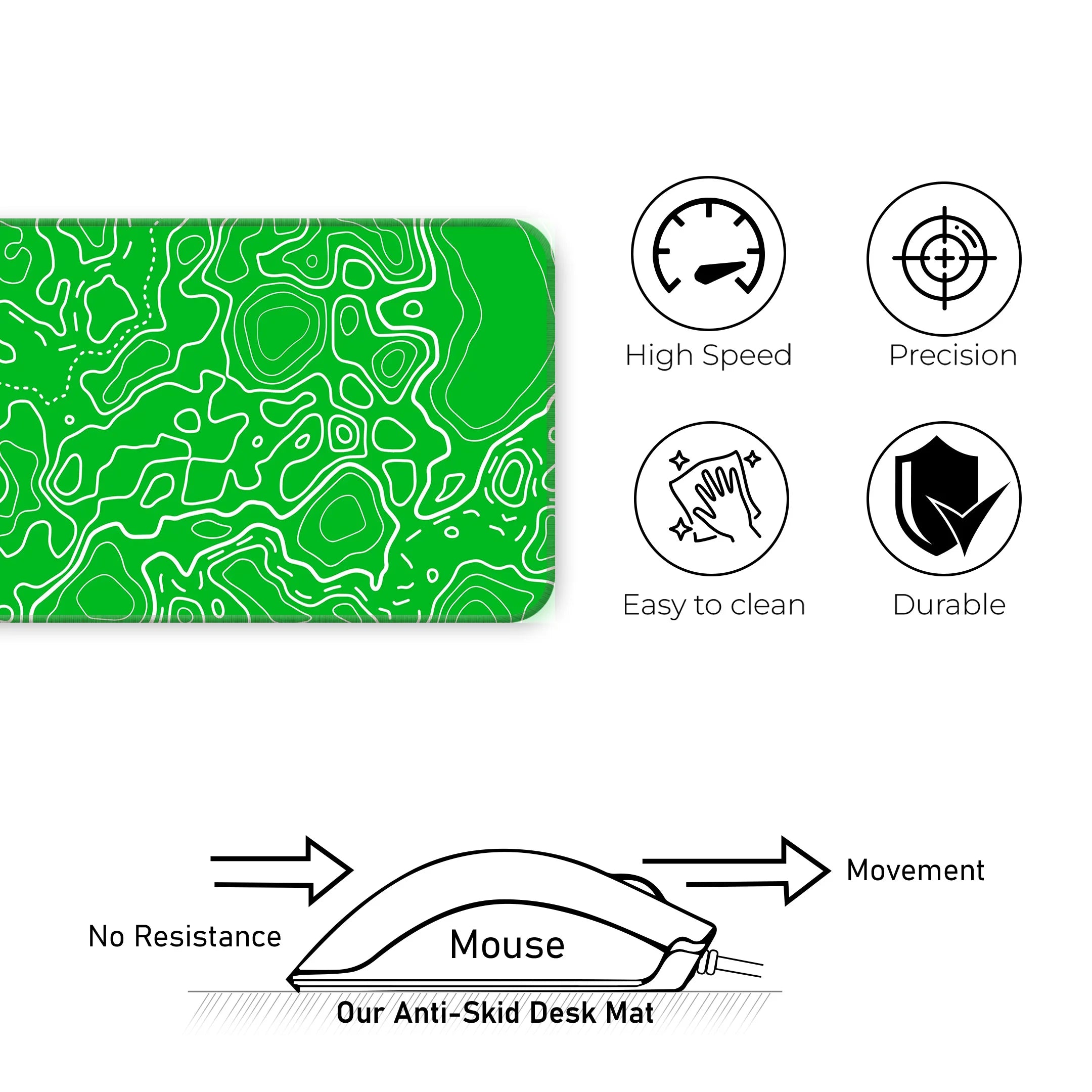 Contrast Design Deskmat