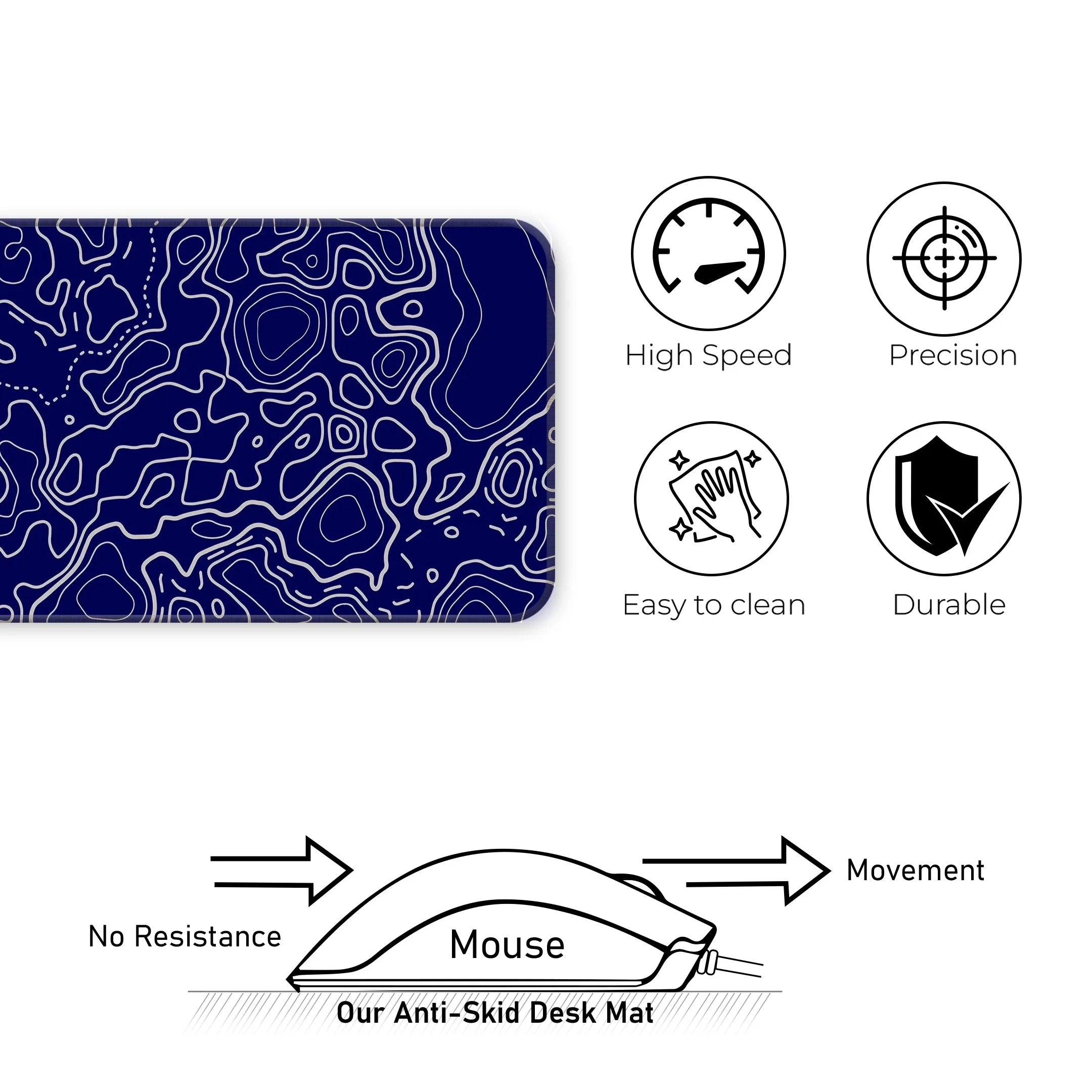 Contrast Design Deskmat