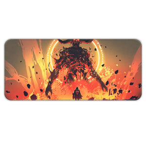 Knight with sword Deskmat