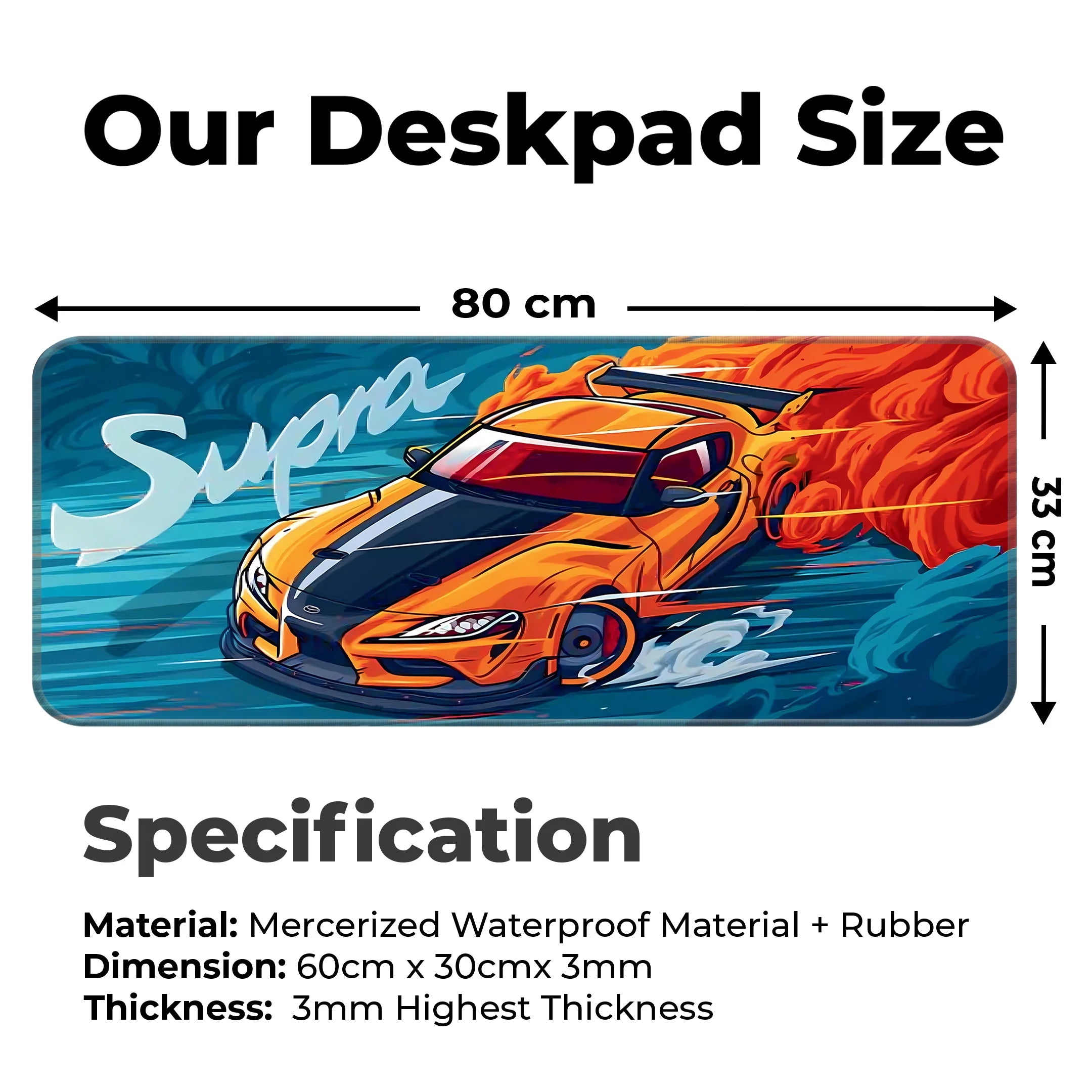 Supra Car Deskmat