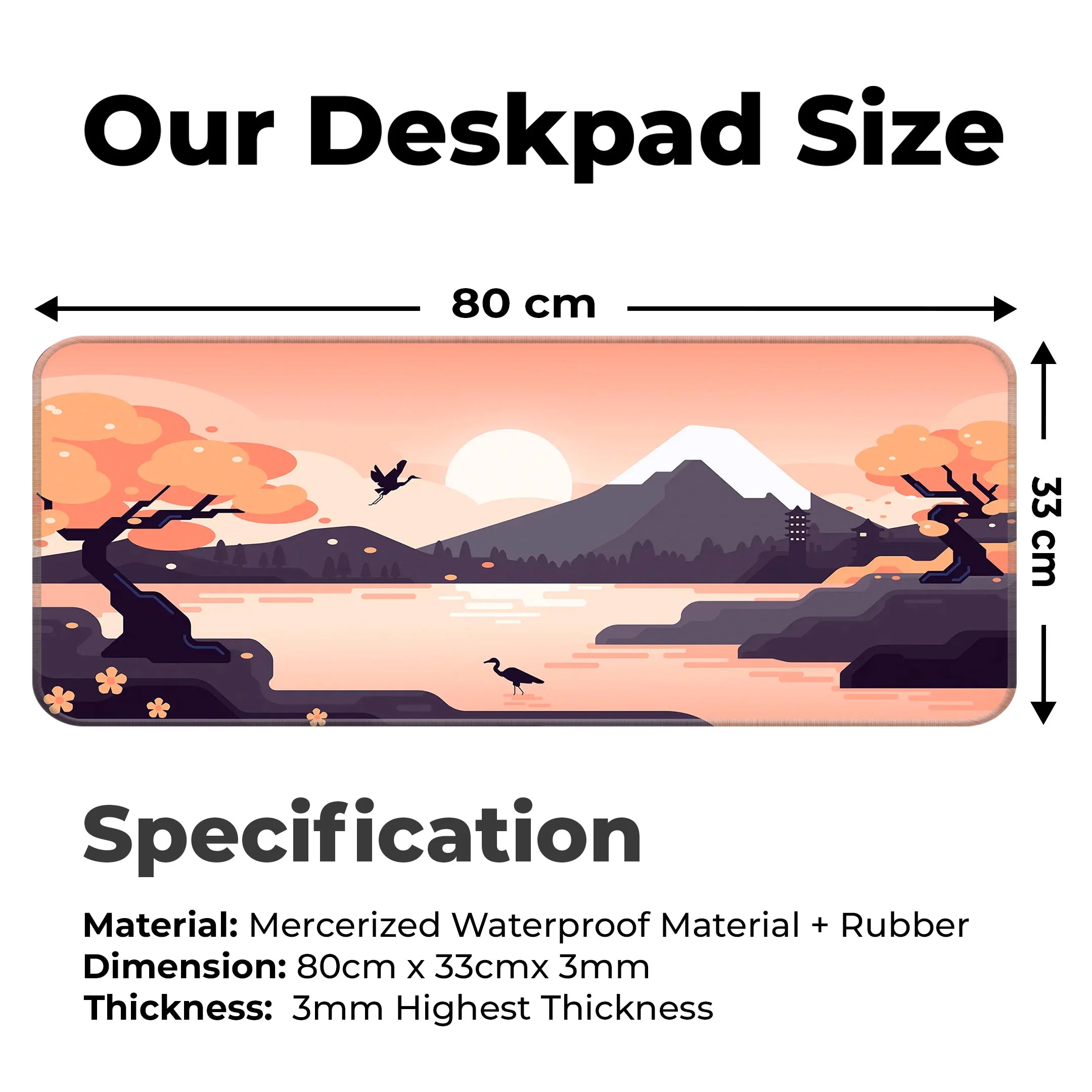 Mount Fuji Deskmat