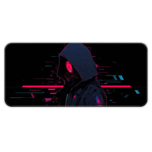 Cyberpunk Hooded Assassin Deskmat