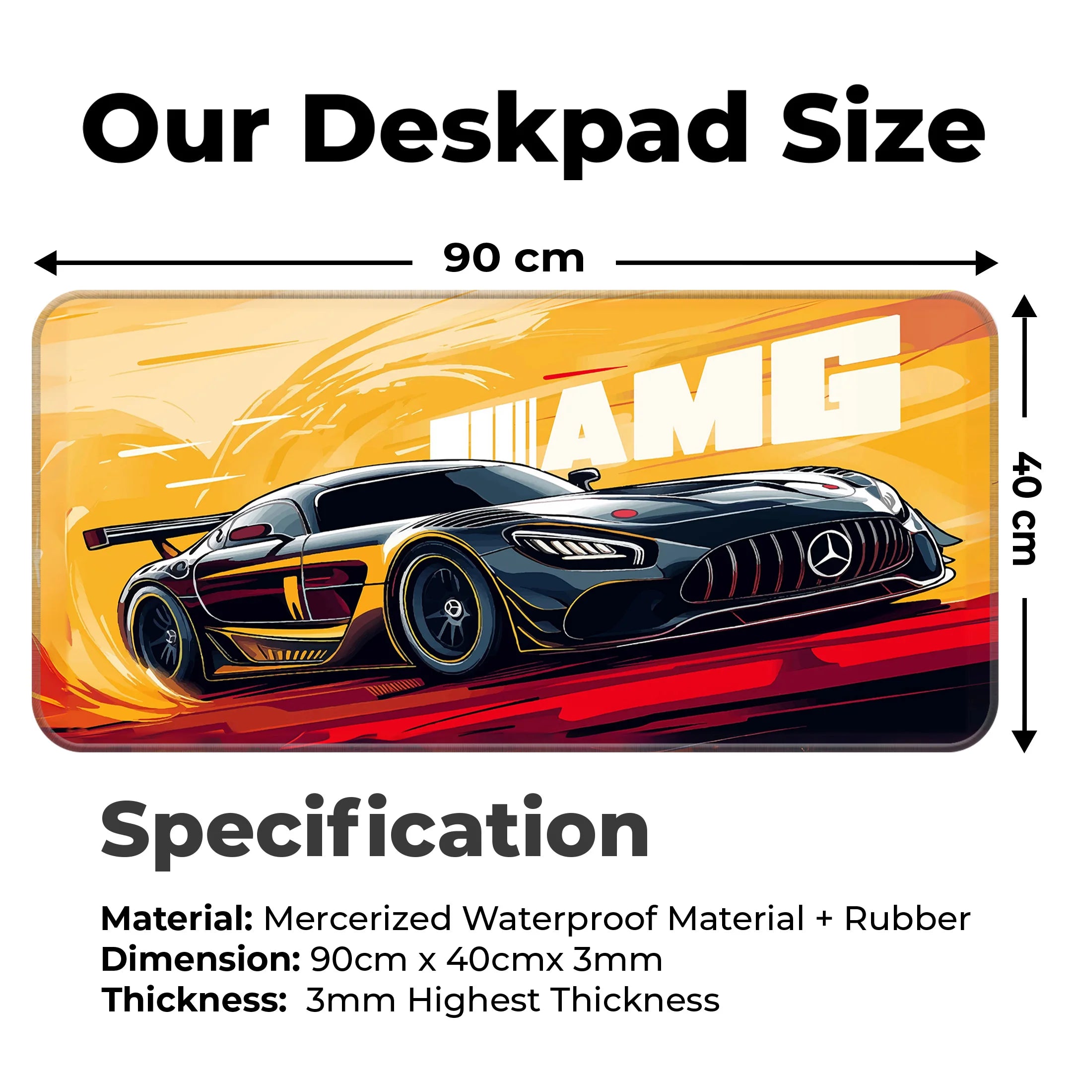 AMG Sports Car DeskMat