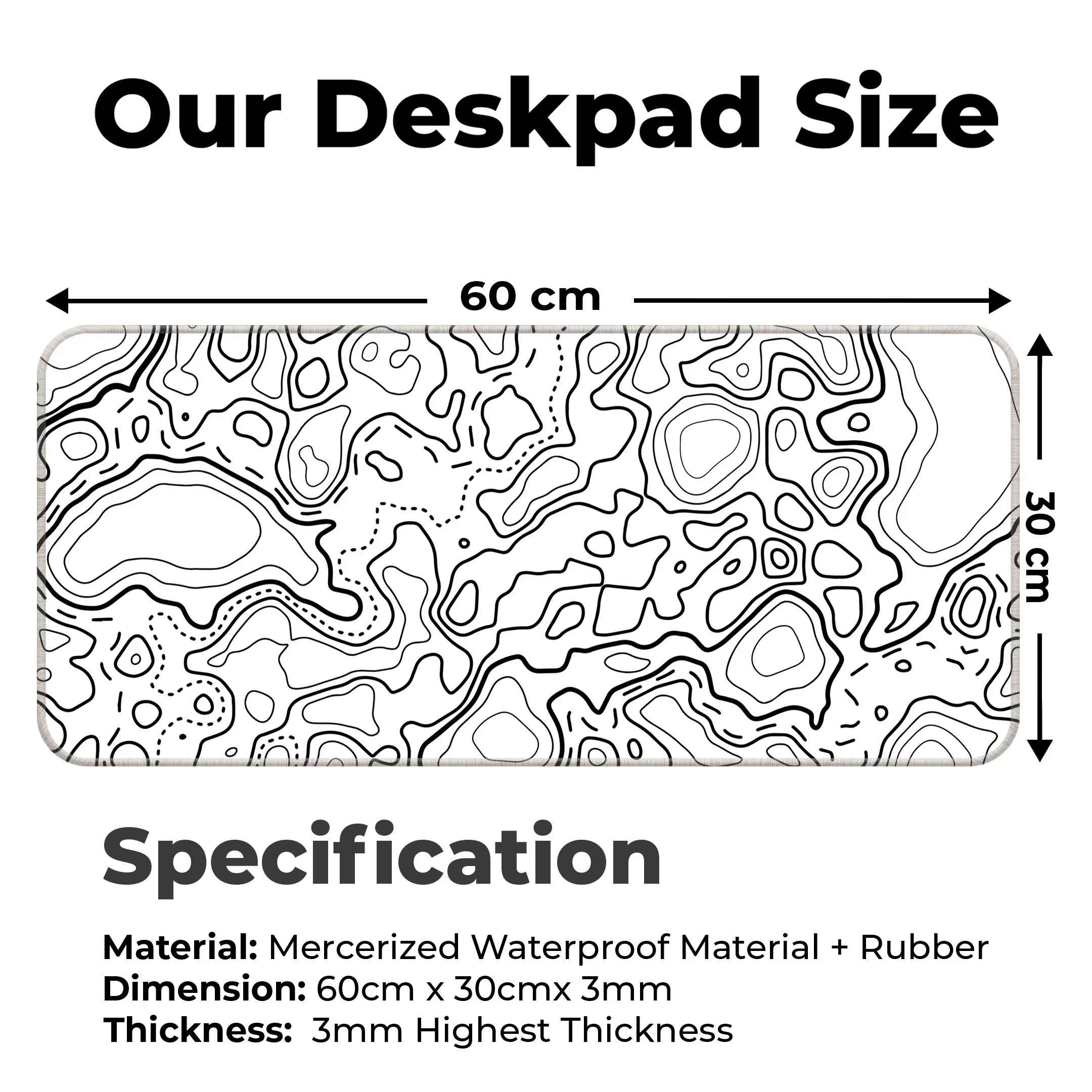 Contrast Design Deskmat